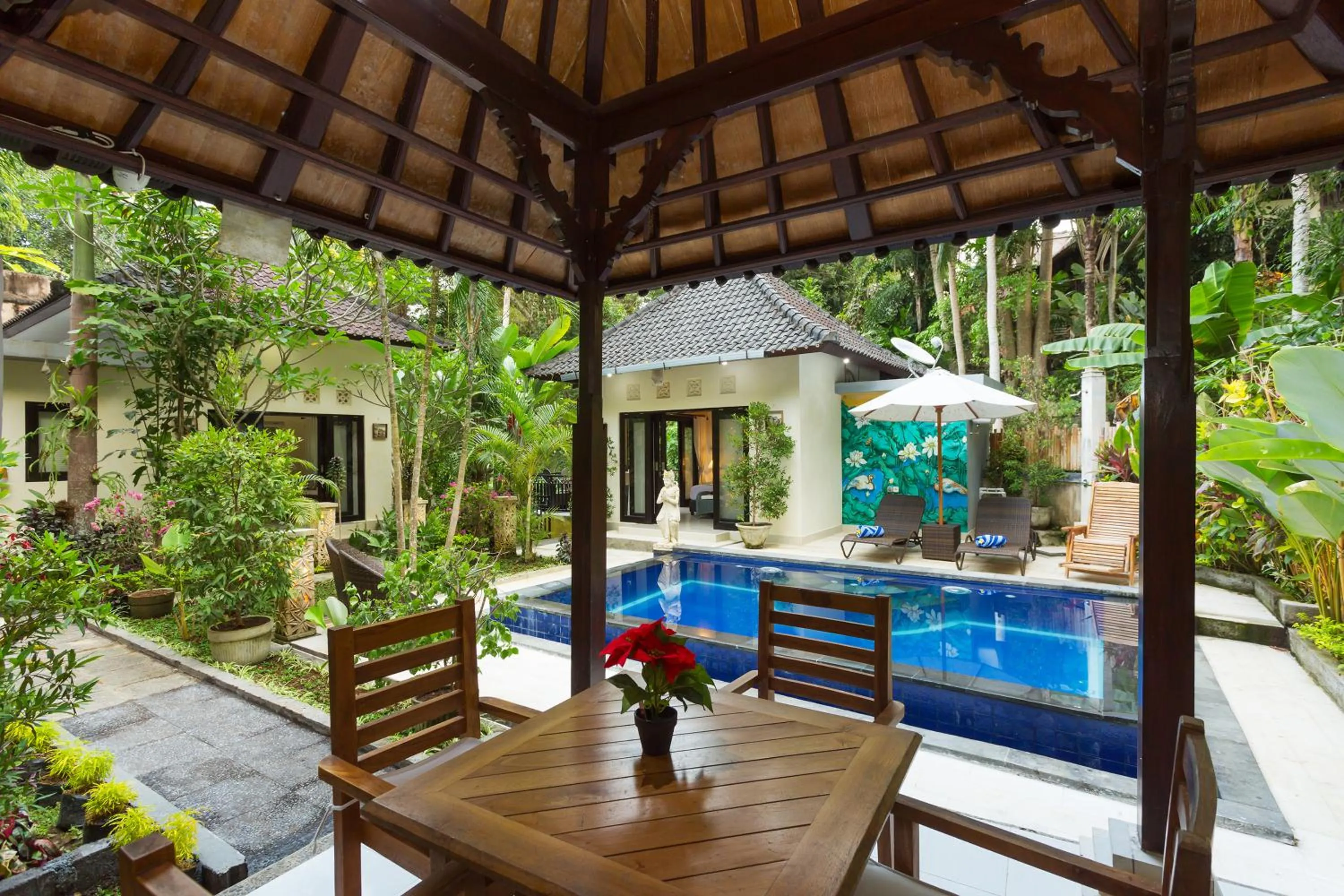 Seating area in Villa Bakti Ubud by kamara