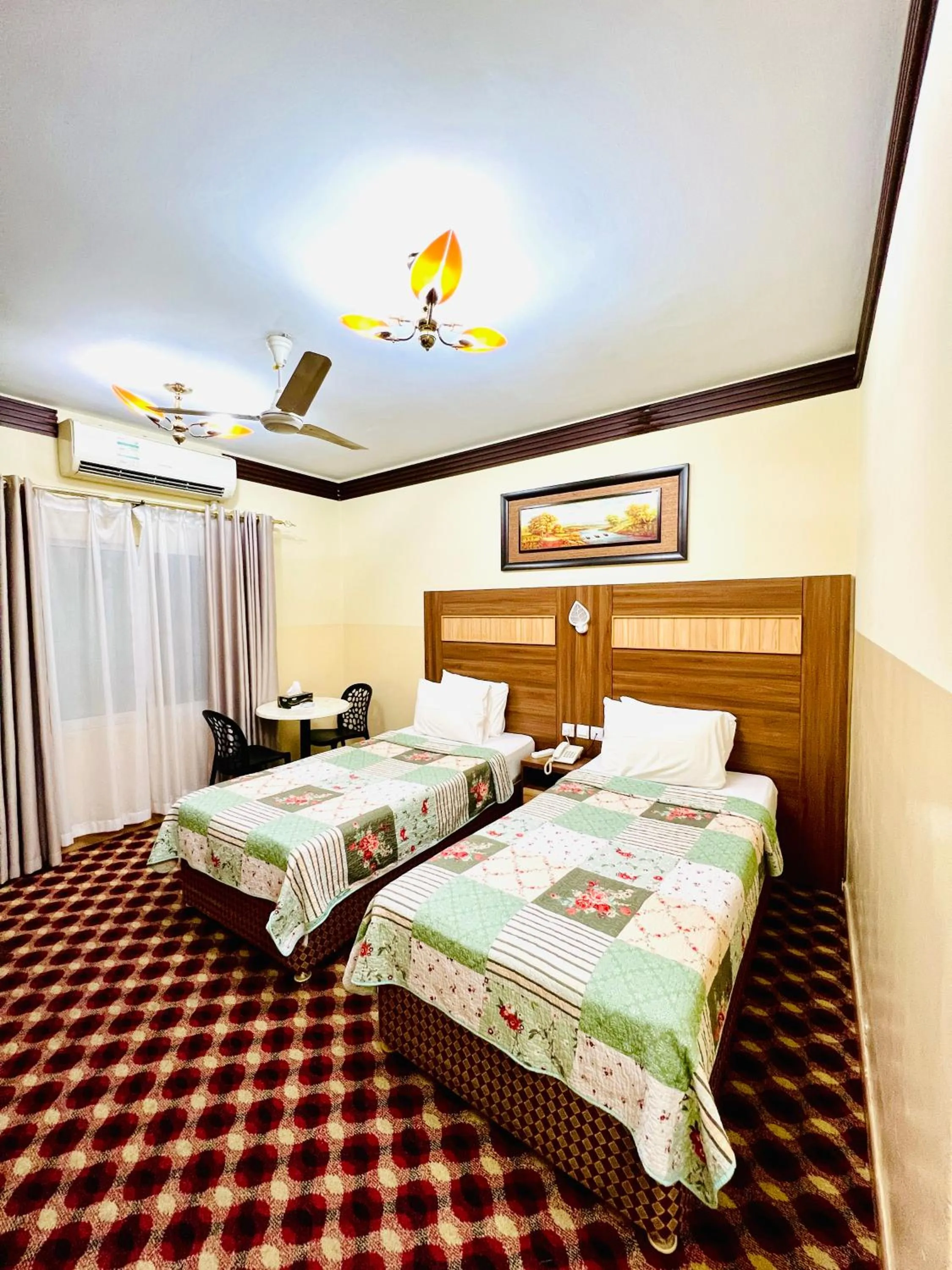 Bed in Al Ahrar Hotel