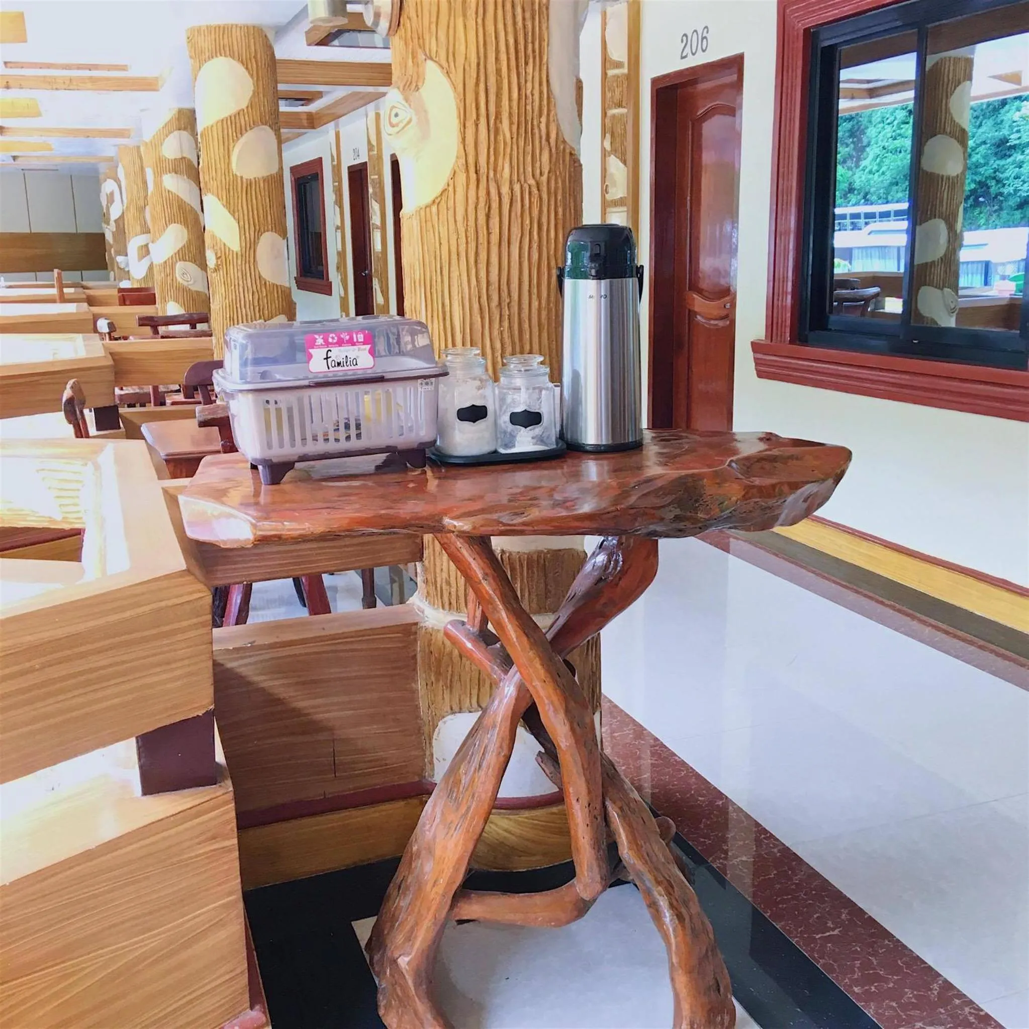 Dining area in Big Creek Mansion
