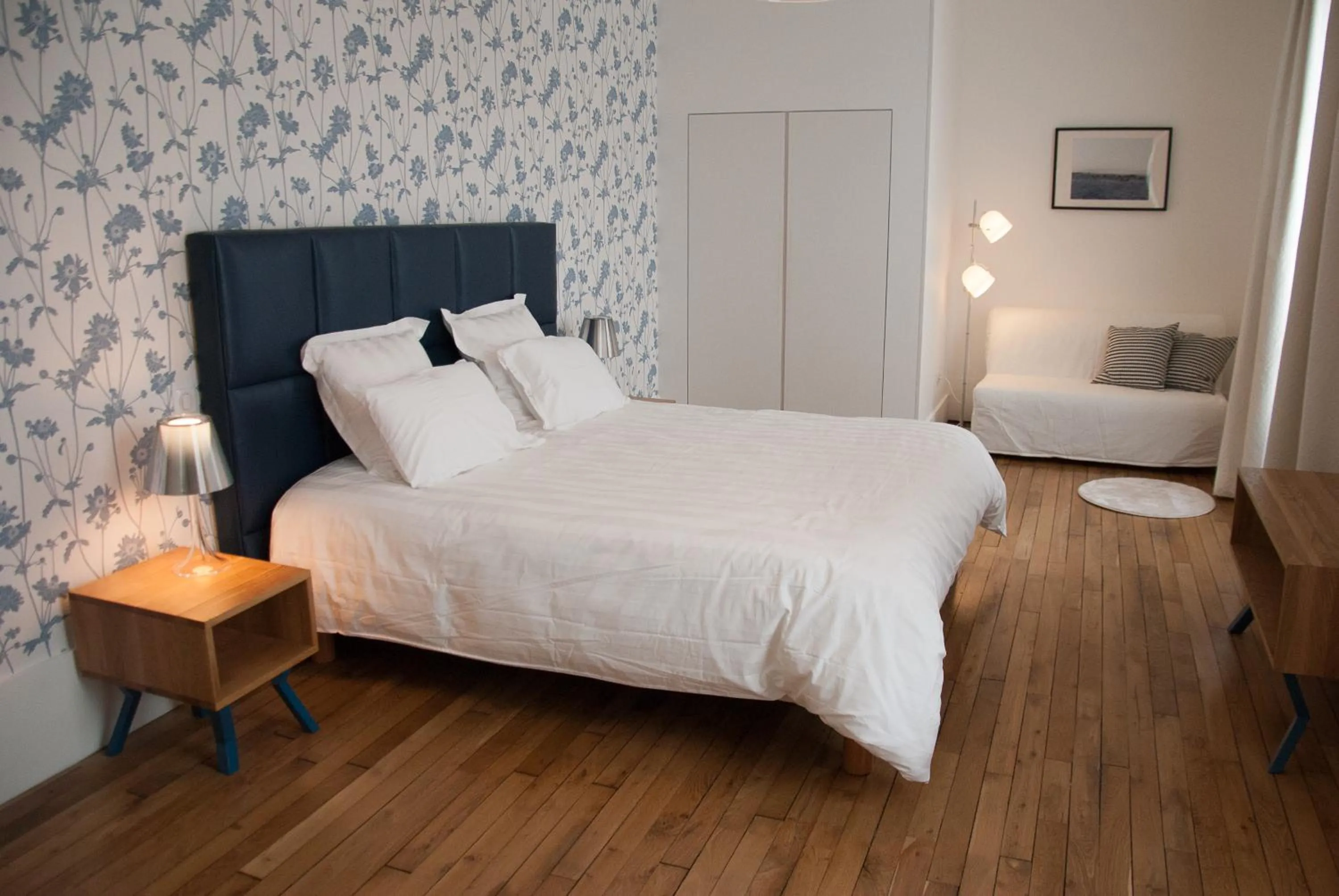 Bedroom, Bed in Maison M Troyes