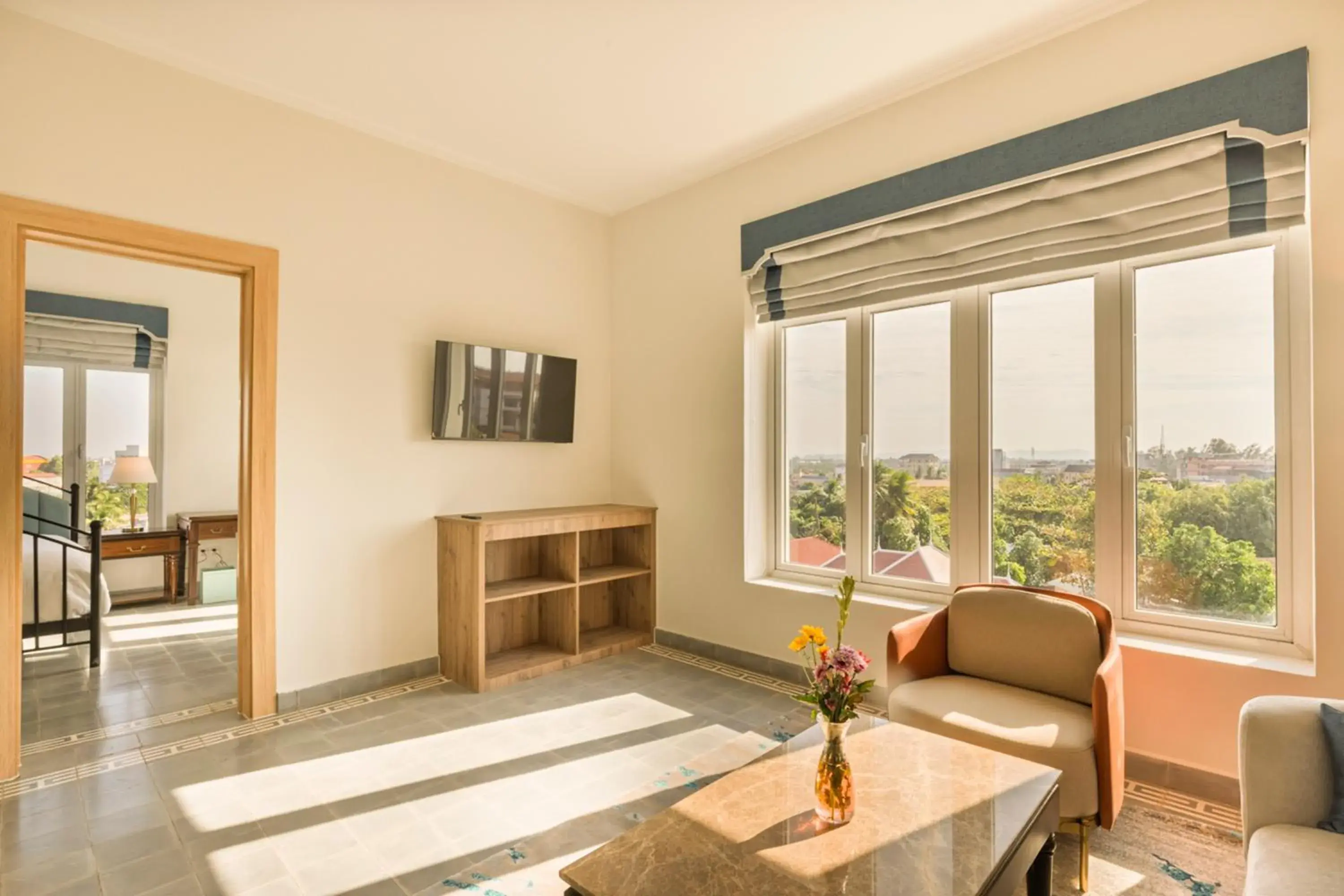 Family Suite with Balcony in Chateau Kampot Family Suite with Balcony in Chateau Kampot