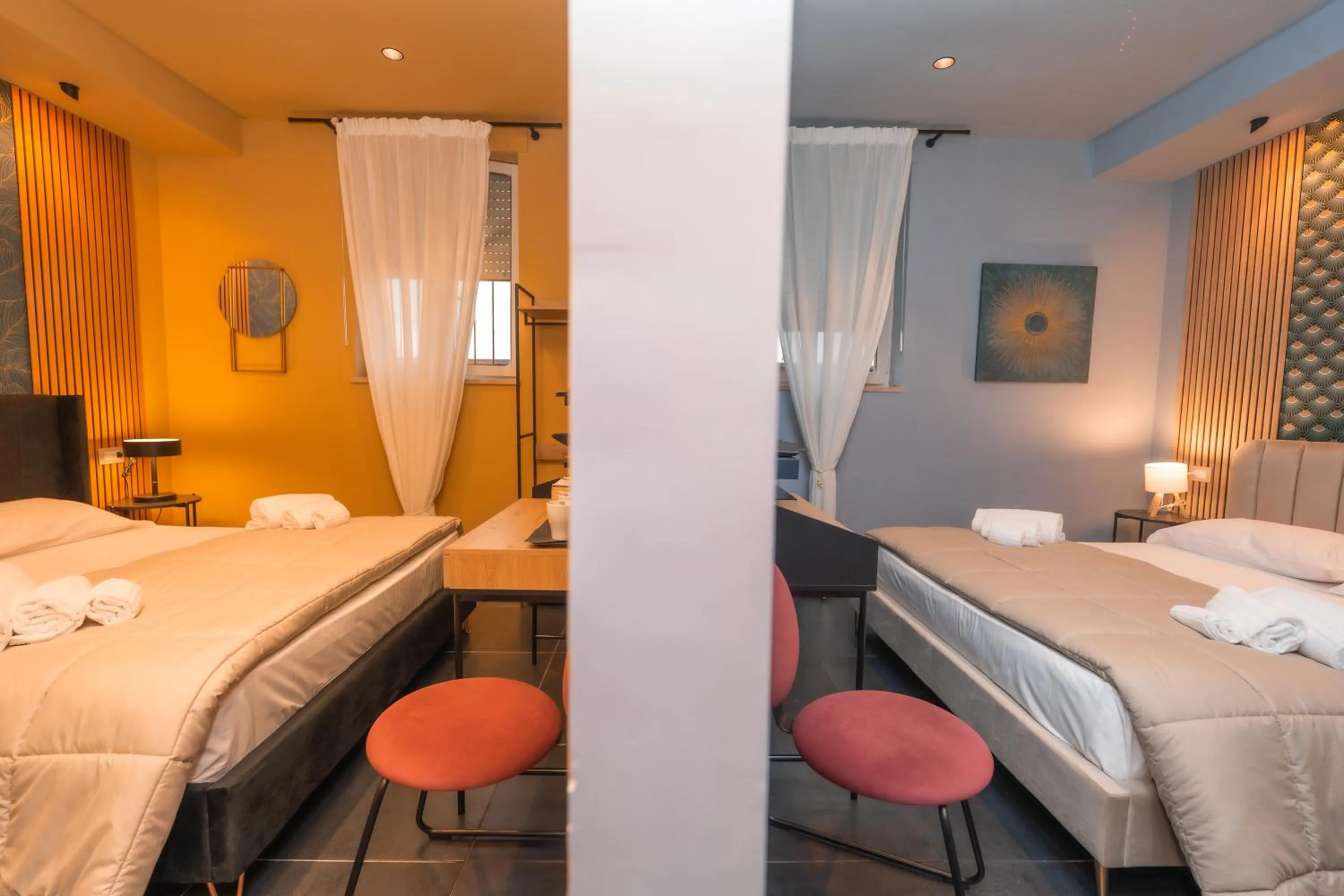 Bed in Noah Gate Hotel & Suites