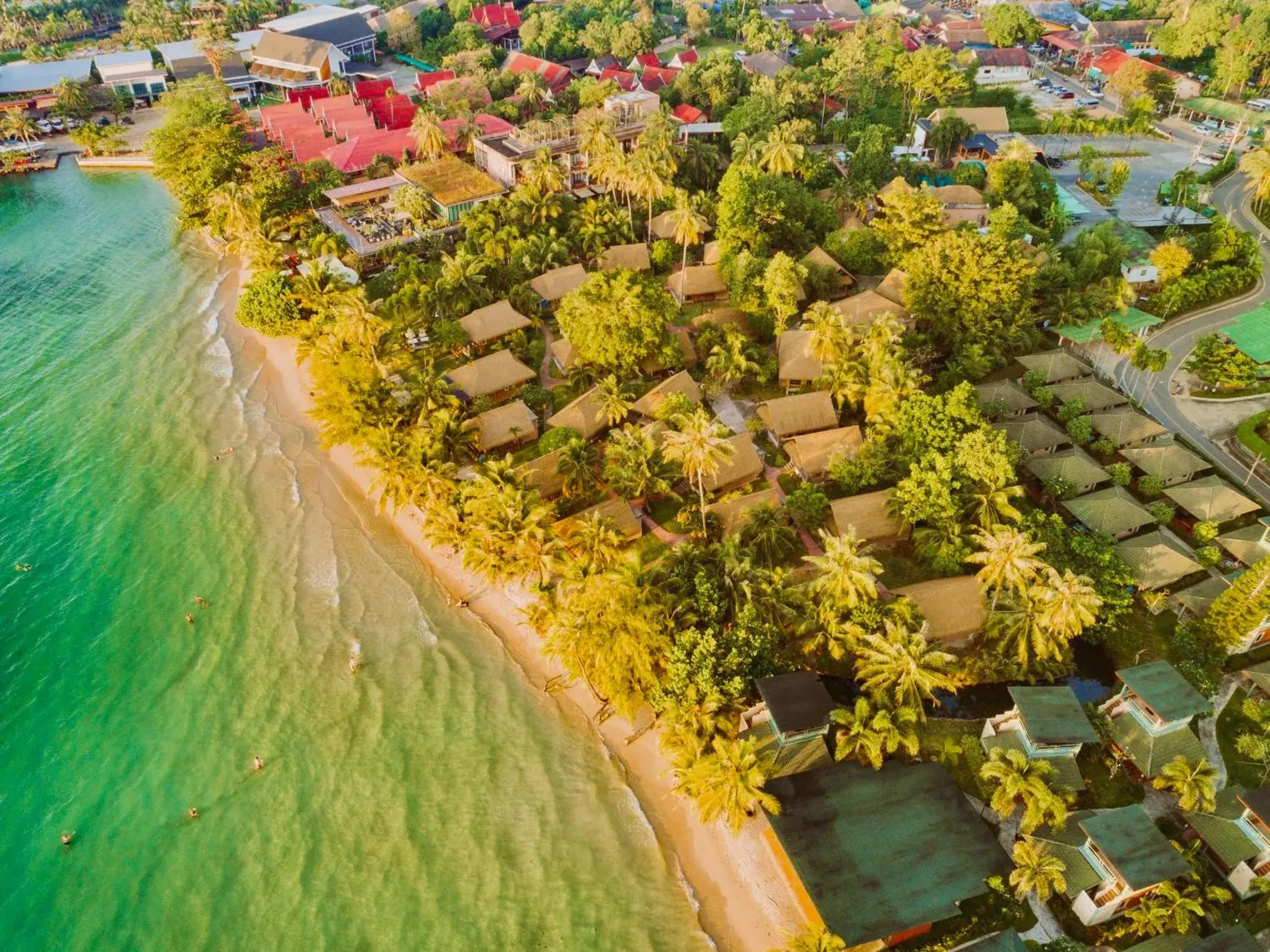 Bird's eye view in K.B. Resort Bird's eye view in K.B. Resort