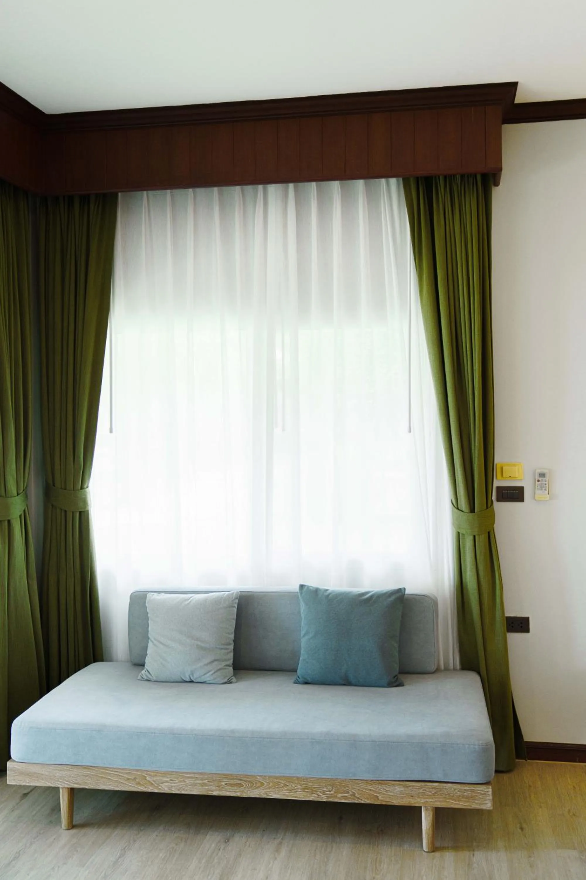 Seating area in K.B. Resort