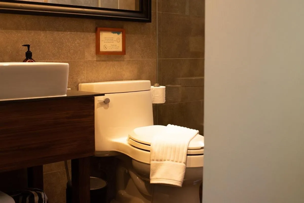 Bathroom in Tints of Blue Hotel