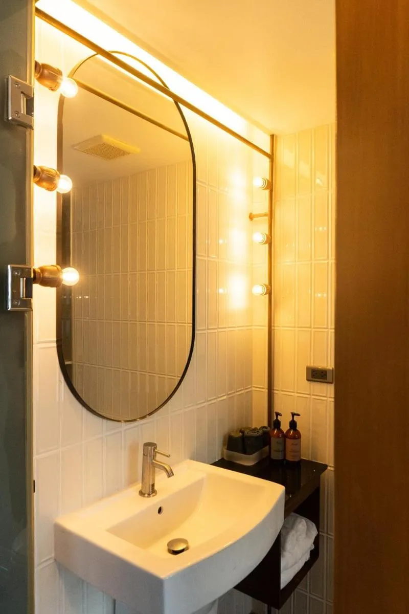 Bathroom in Tints of Blue Hotel