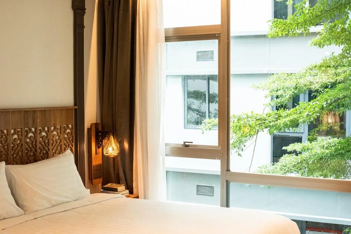 View (from property/room), Bed in Tints of Blue Hotel