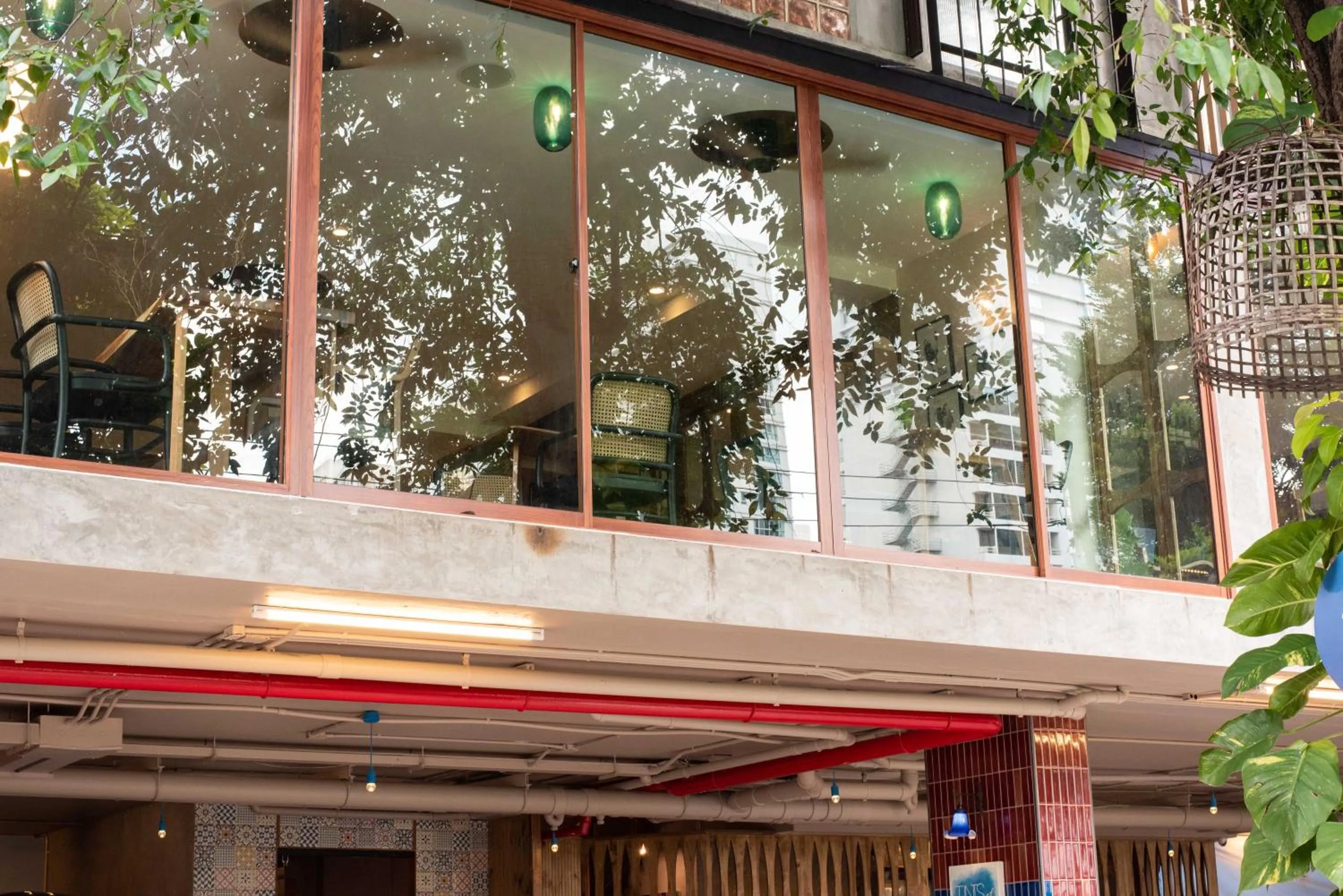 Property building in Tints of Blue Hotel