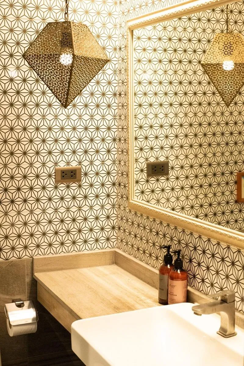 Bathroom in Tints of Blue Hotel