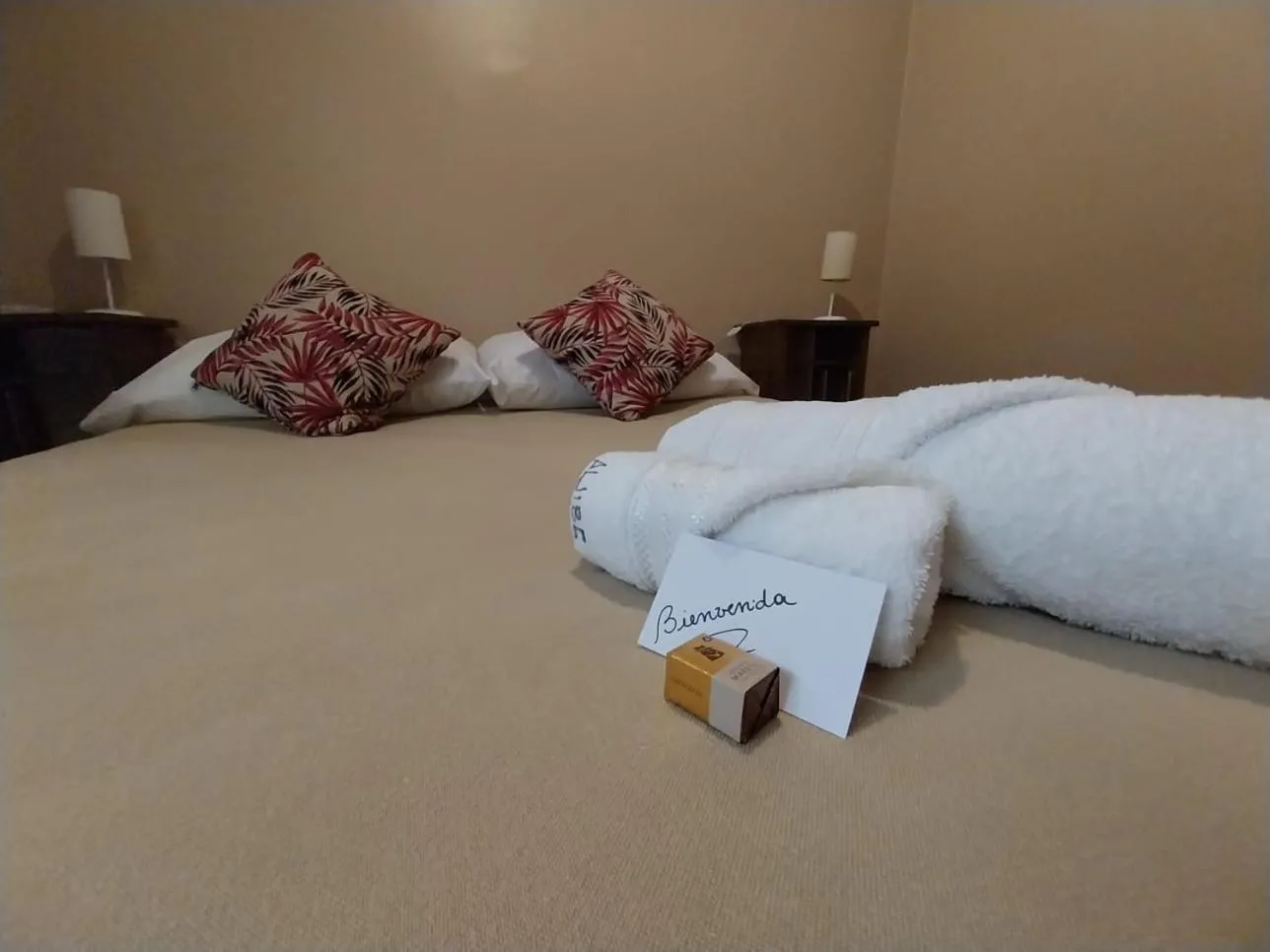 Bed in Hostal el Aljibe