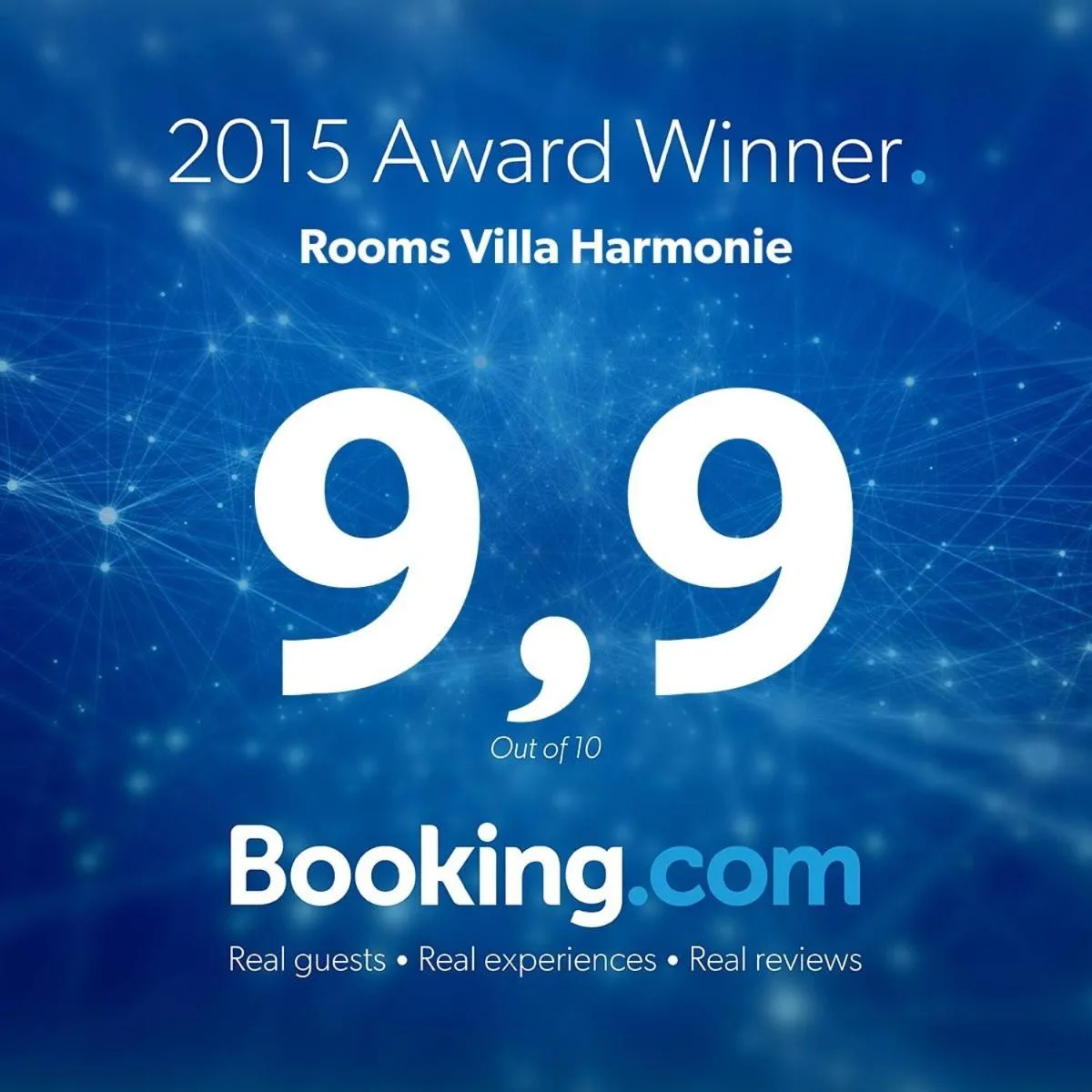 Certificate/Award in Rooms Villa Harmonie - Adults Only +14