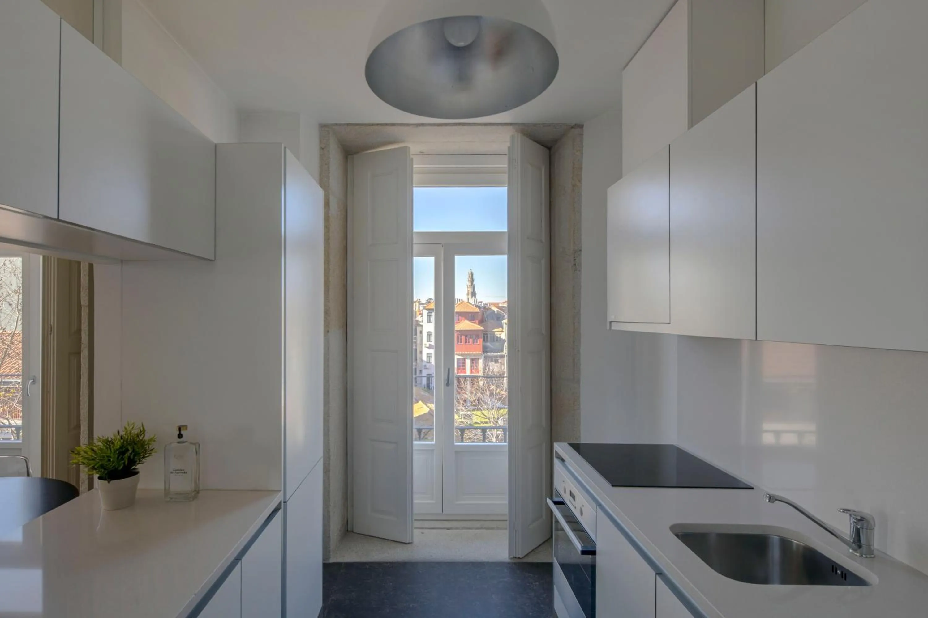 City view in Condes de Azevedo Palace Apartments