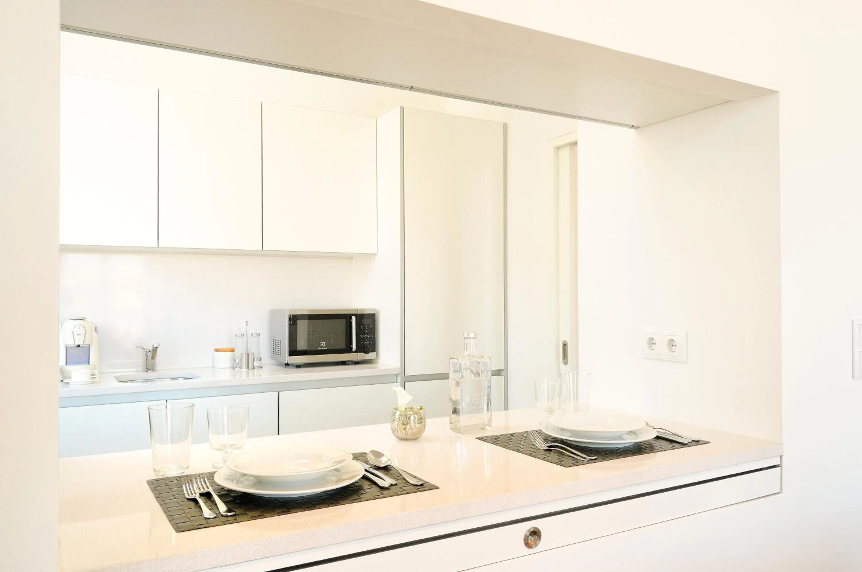 Kitchen or kitchenette in Condes de Azevedo Palace Apartments