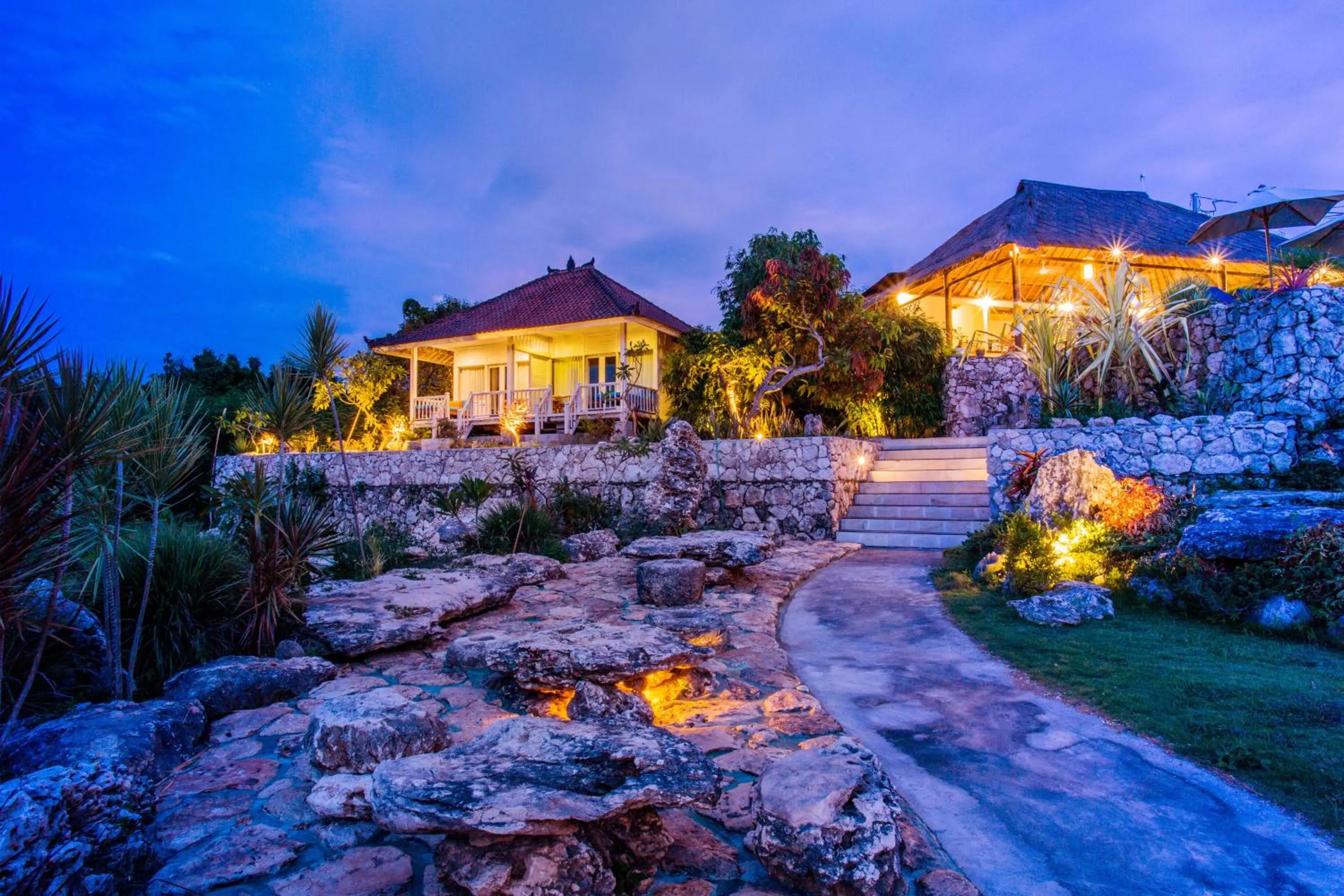 Garden view in Bukit Taman Cottages
