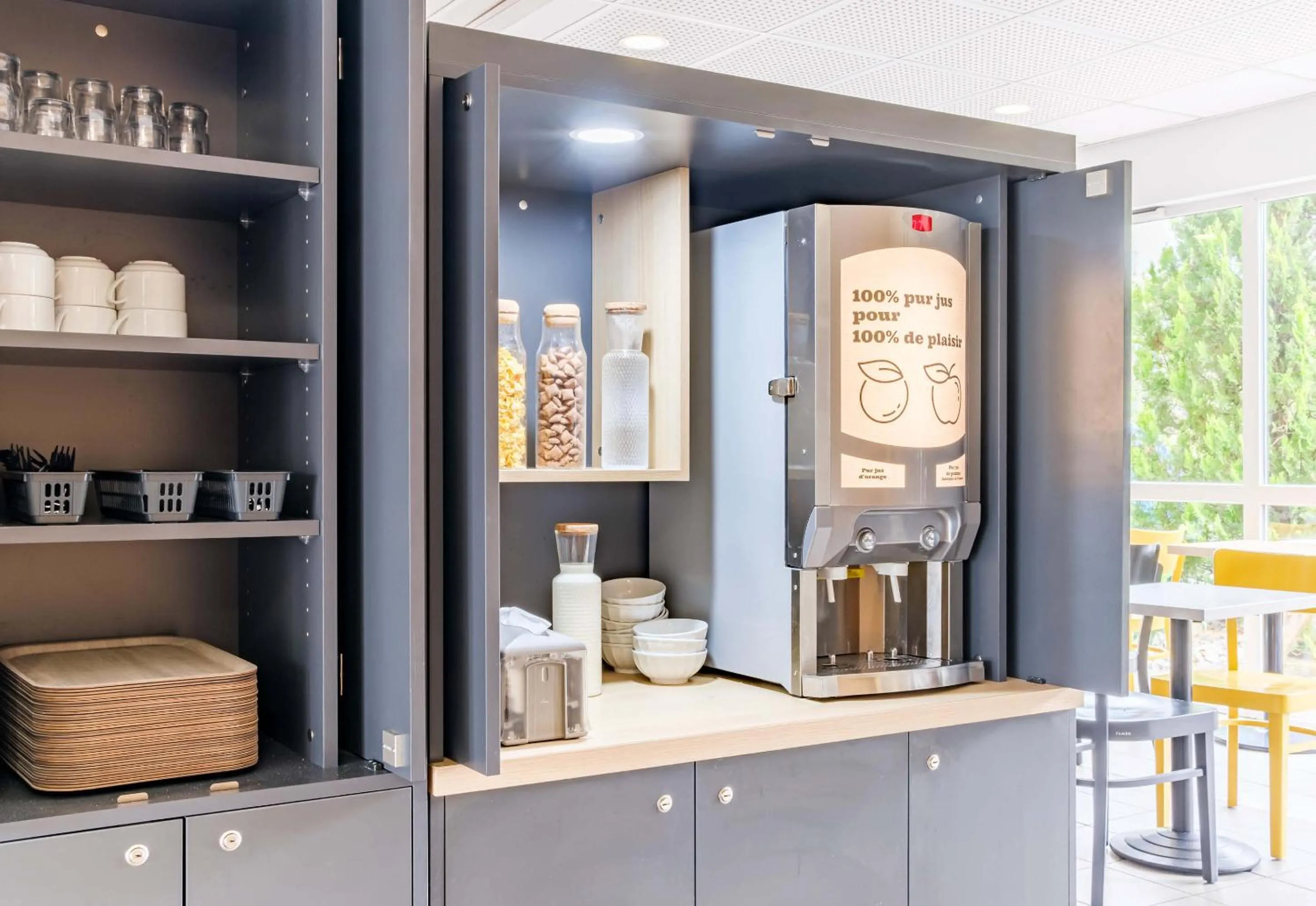 Buffet breakfast in B&B HOTEL Belfort