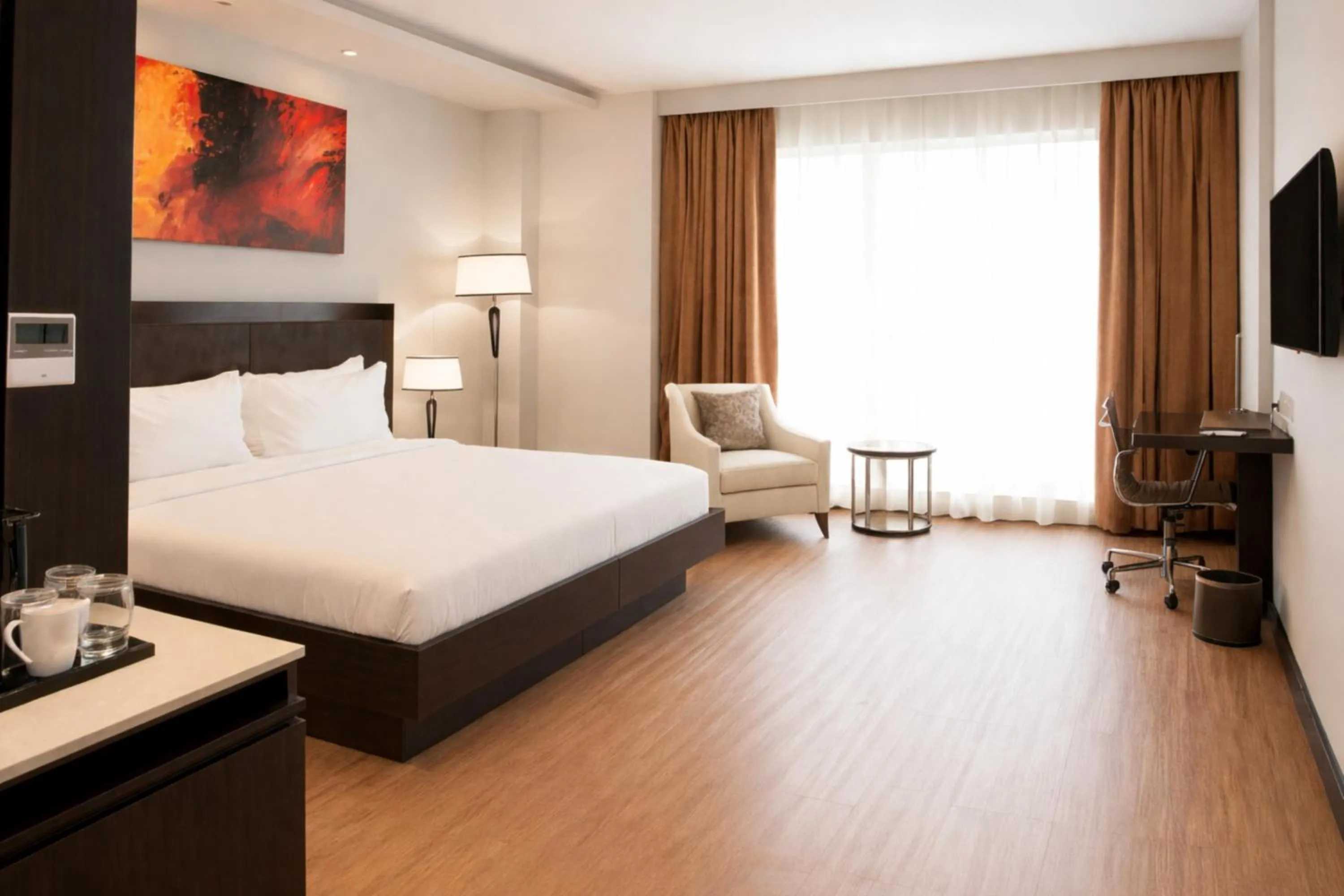 Bed in DoubleTree by Hilton Nairobi