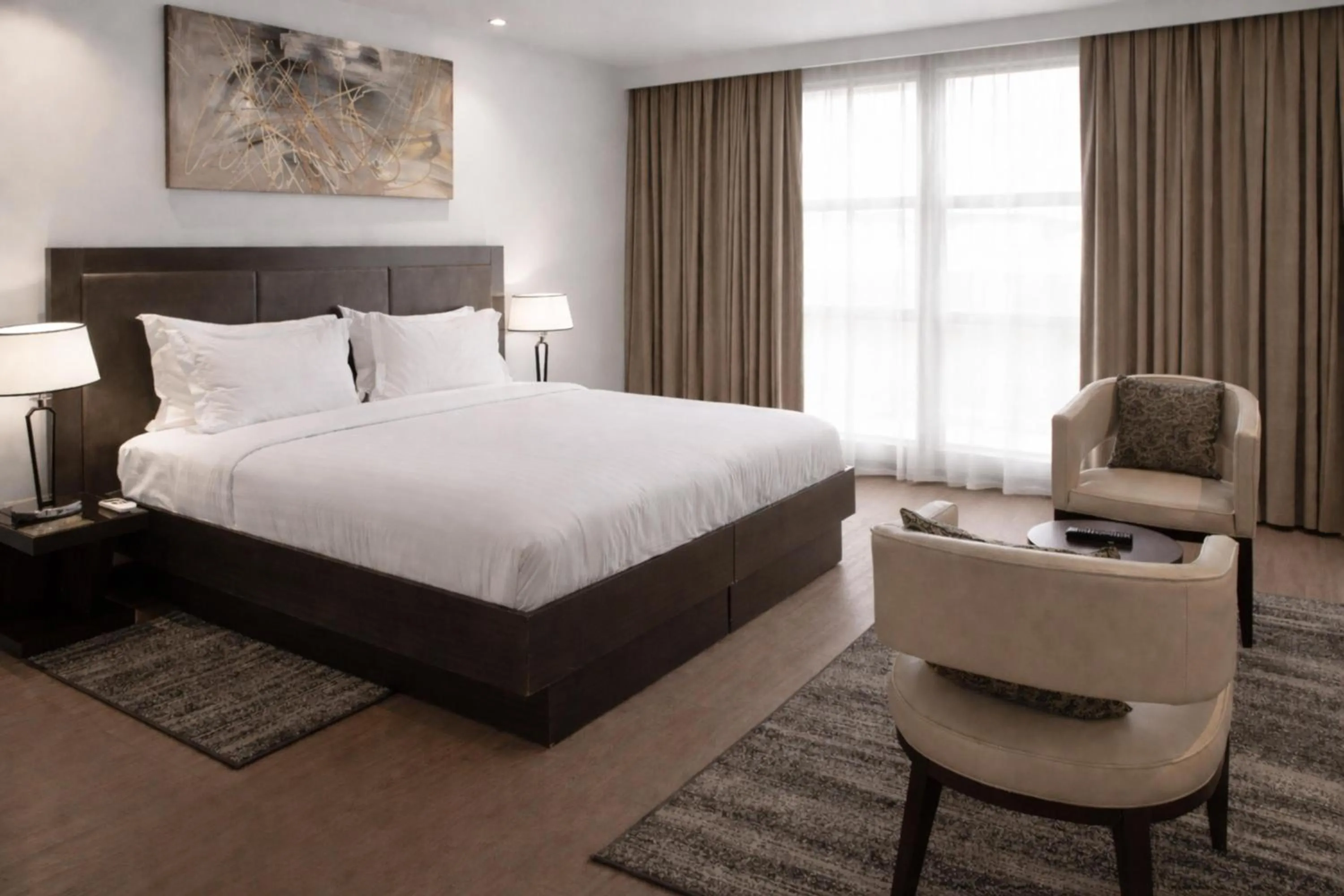 Bed in DoubleTree by Hilton Nairobi