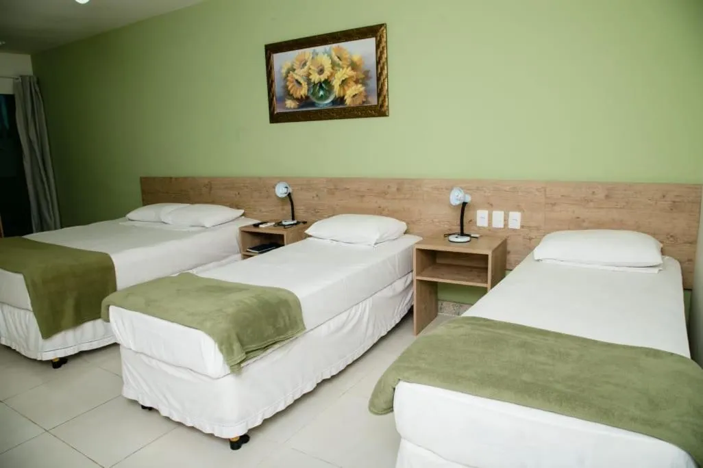 Bed in Pousada Porto Prime