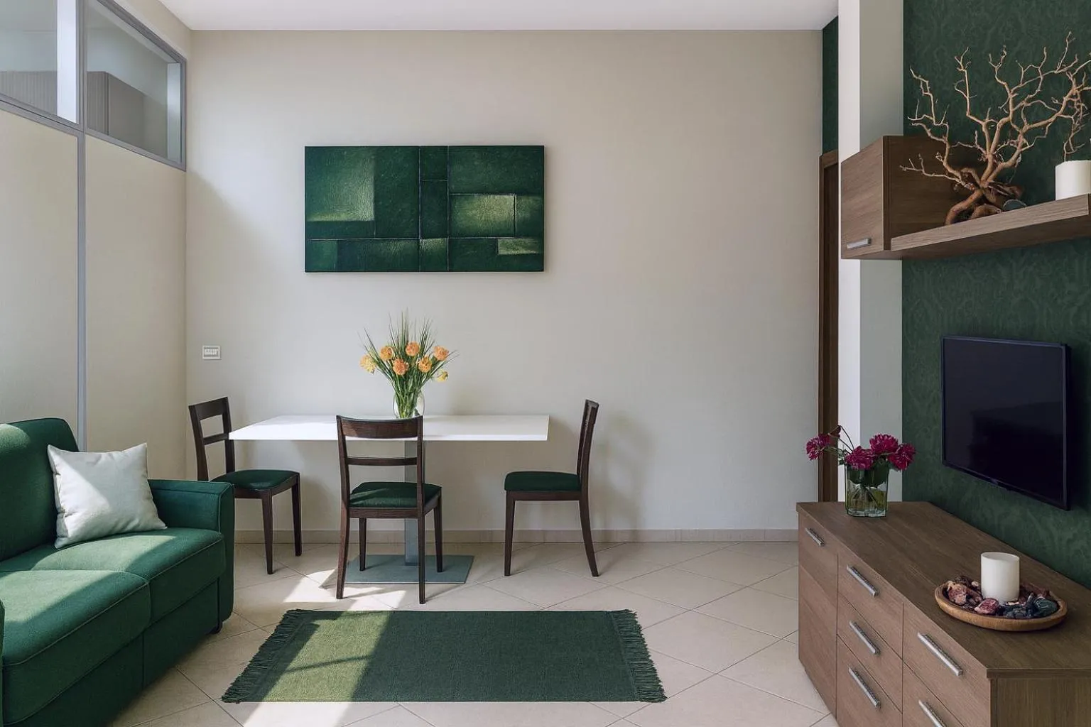 Seating area in Residenze Italia