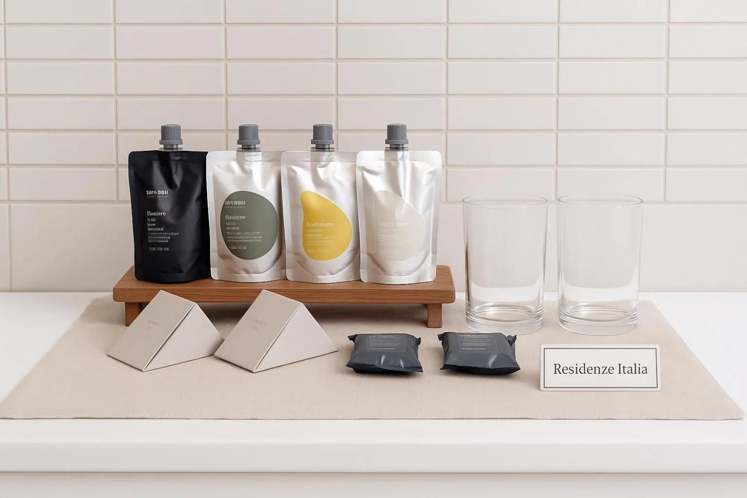 Bathroom in Residenze Italia
