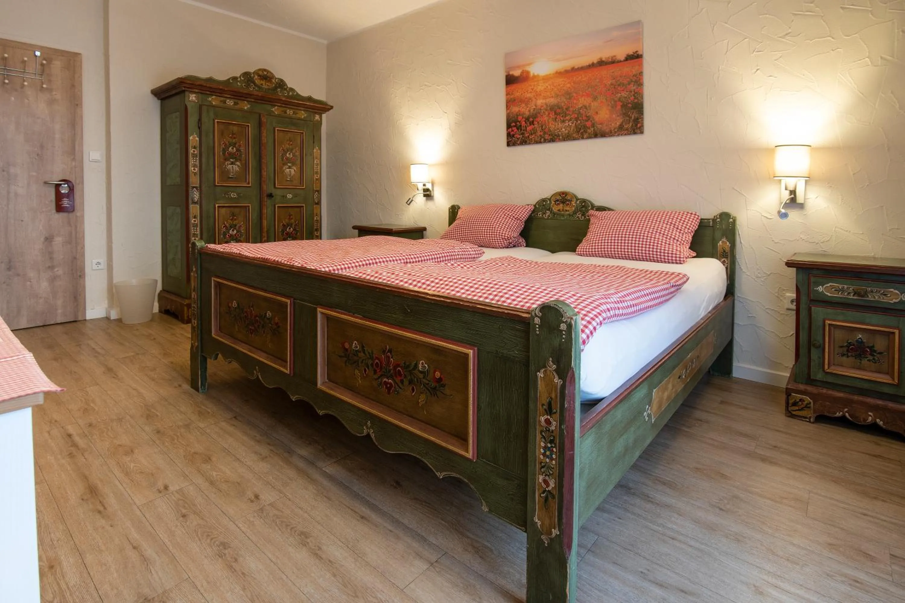 Bedroom, Bed in Landhotel-Restaurant Beckmann