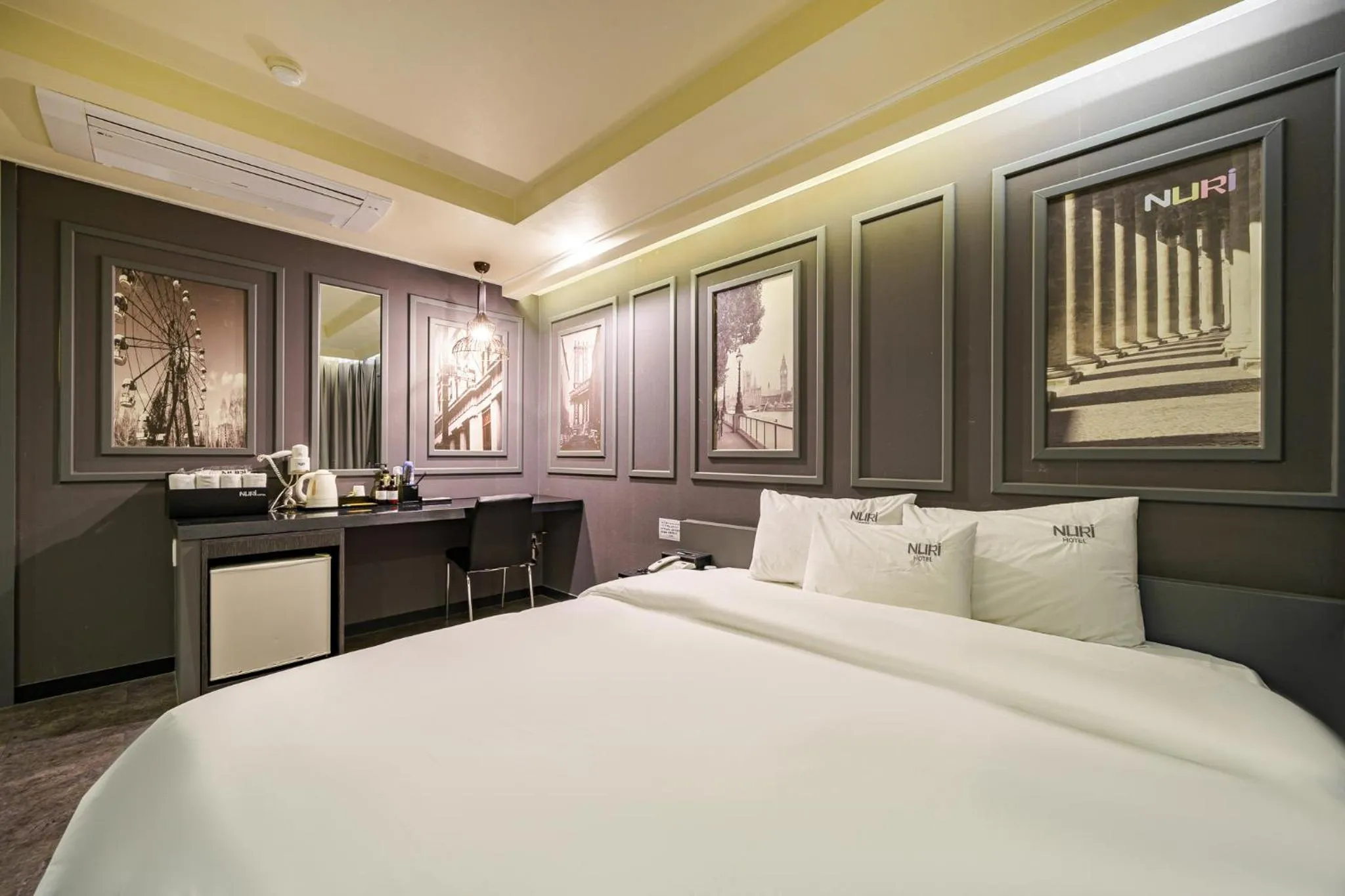 Bed in Busan Gwangalli Nuri Hotel