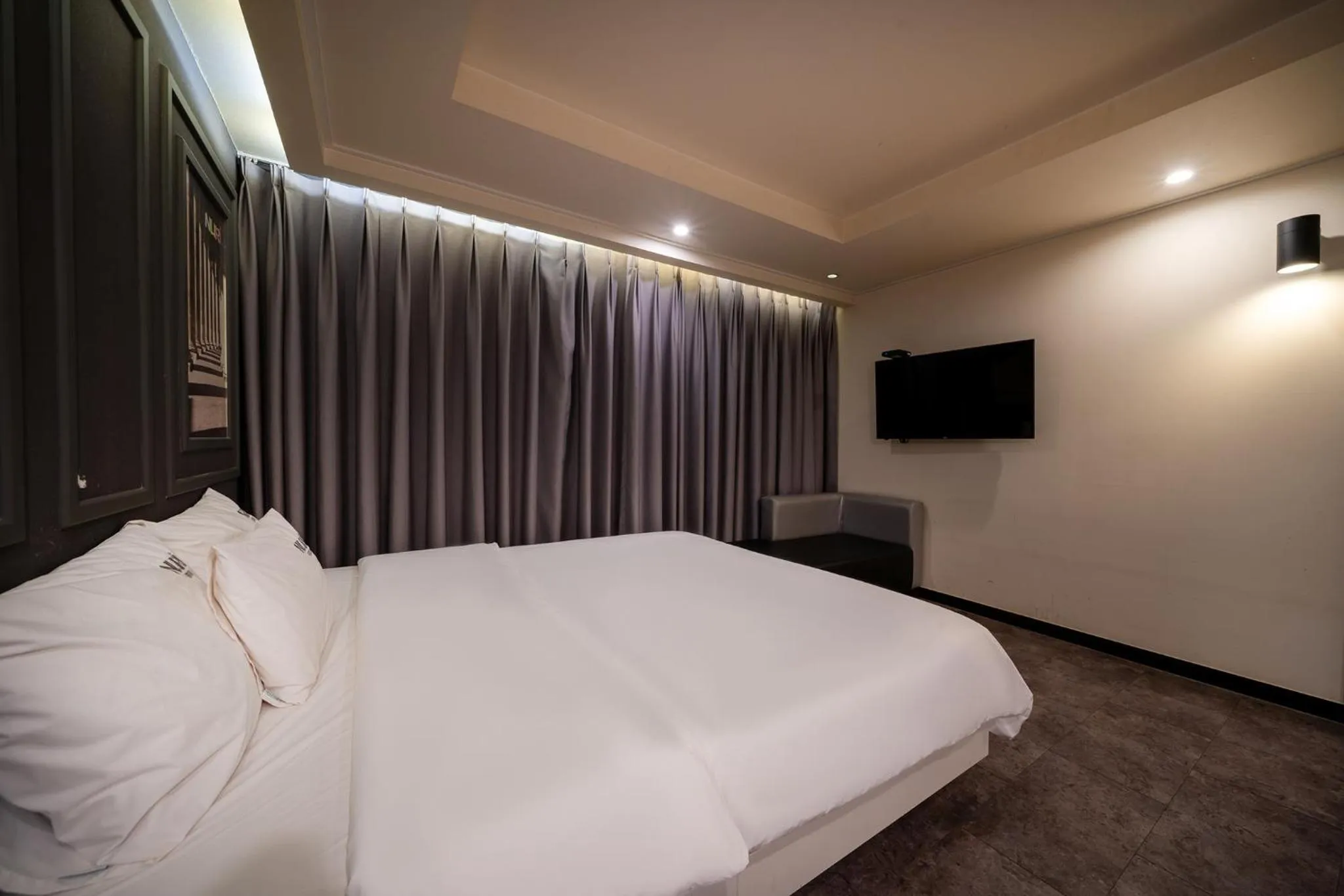 Bed in Busan Gwangalli Nuri Hotel