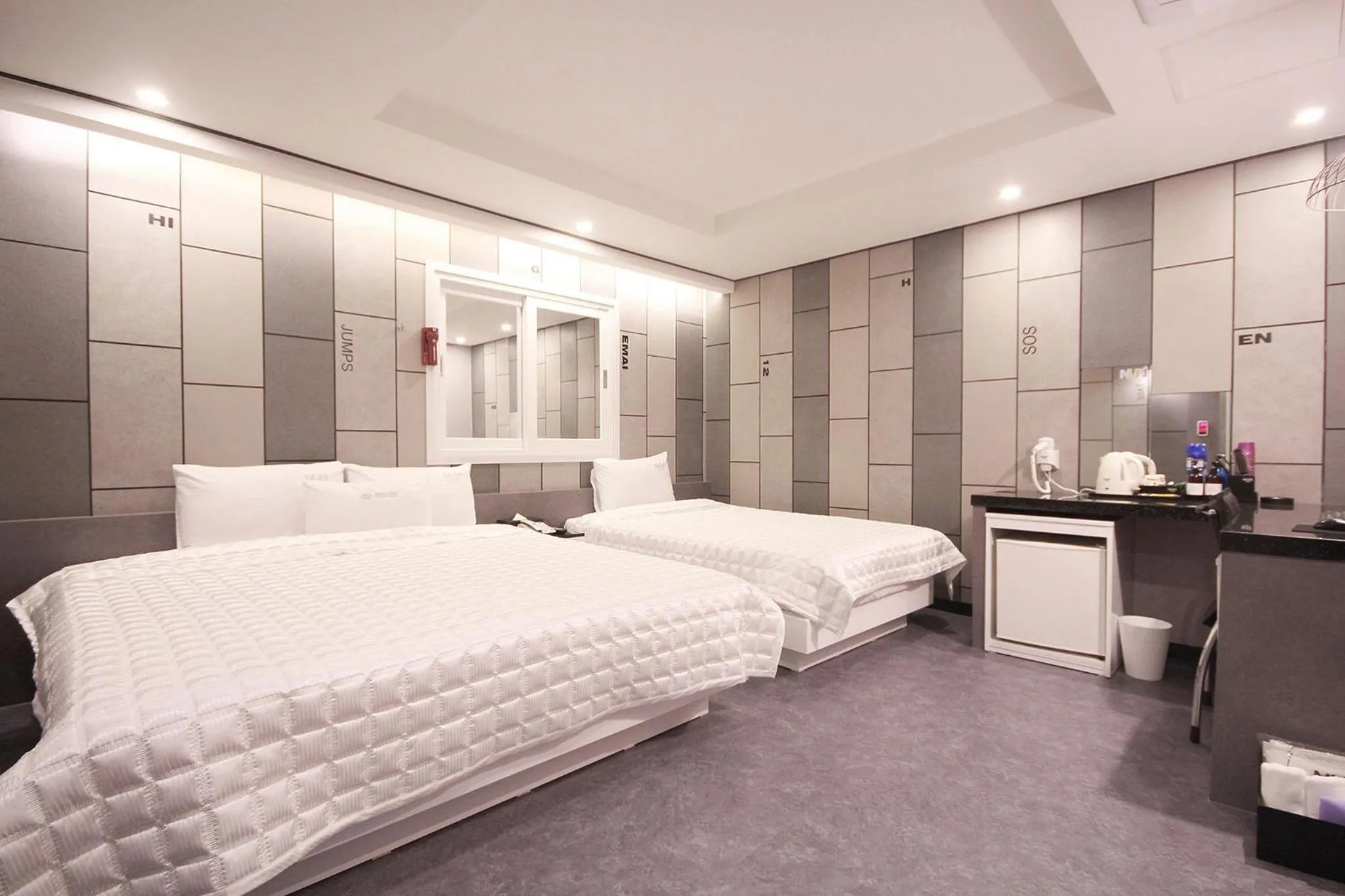 Bed in Busan Gwangalli Nuri Hotel