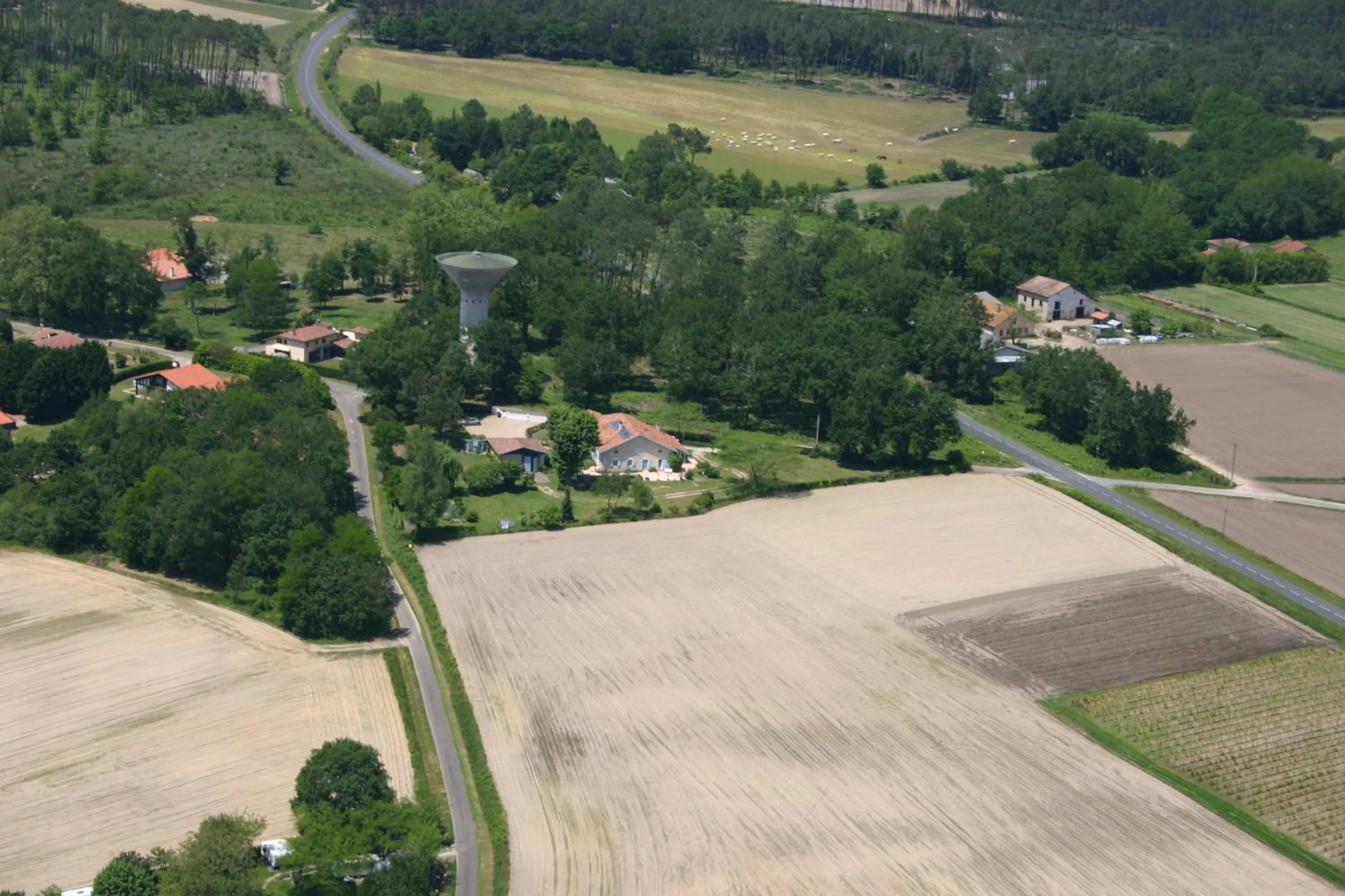 Bird's eye view in Domaine Hias