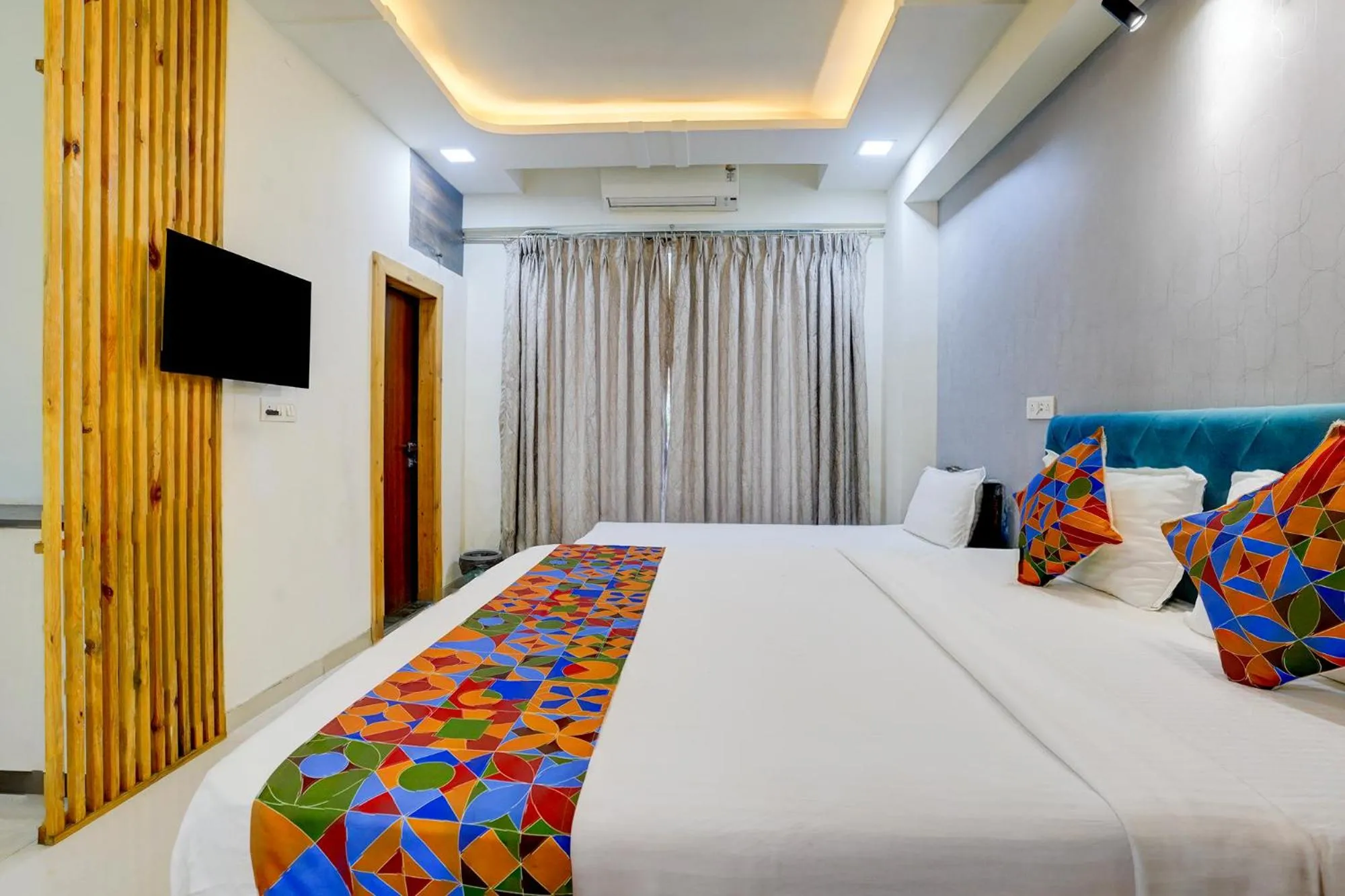 Bed in Via Blissful Stays