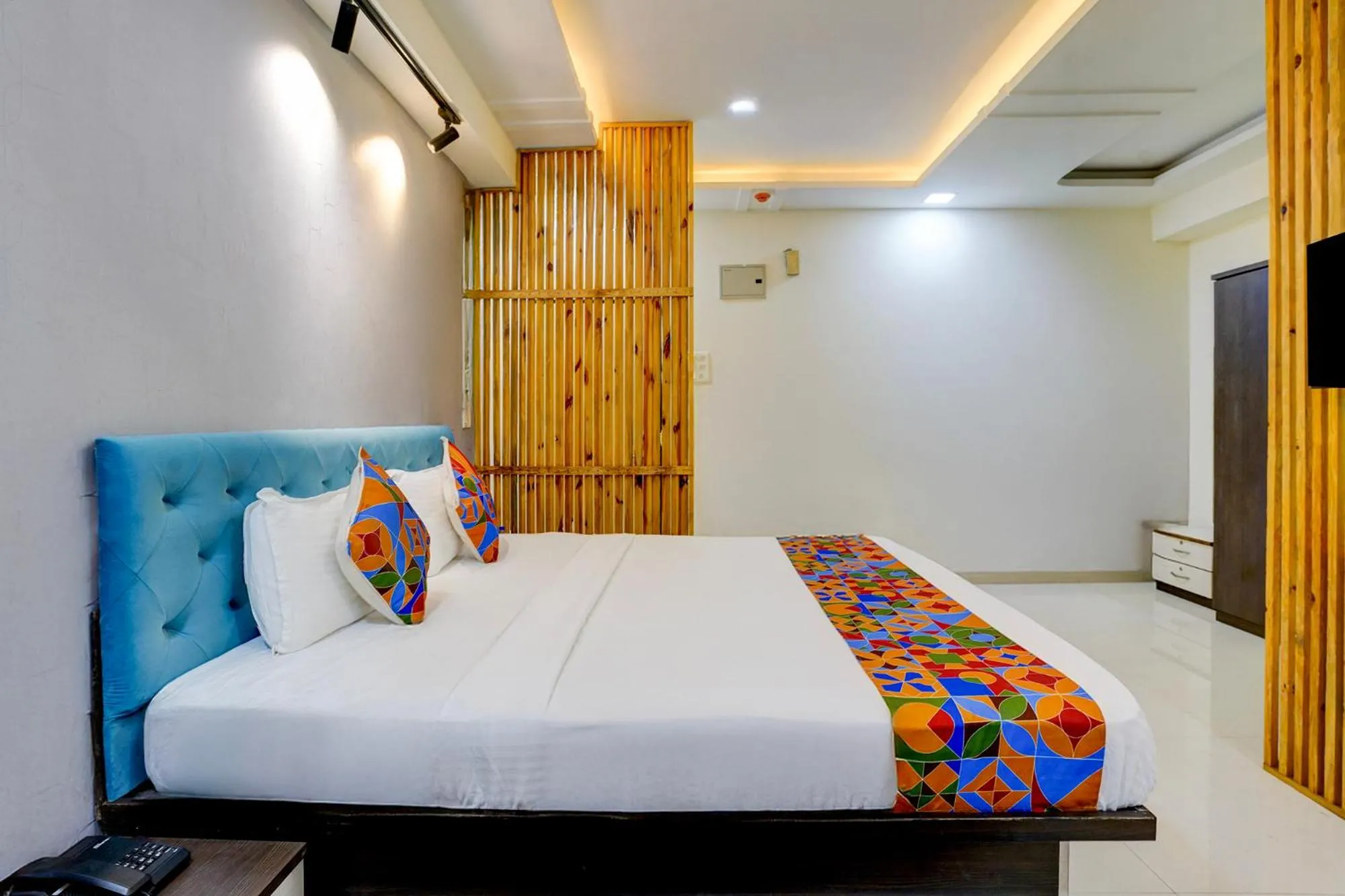 Bed in Via Blissful Stays
