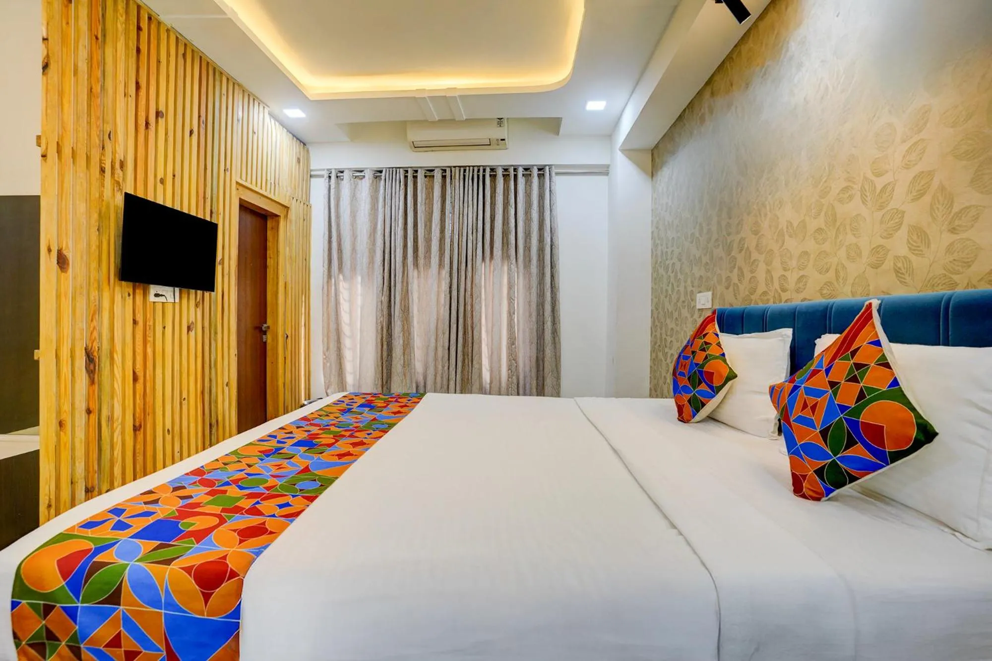 Bed in Via Blissful Stays