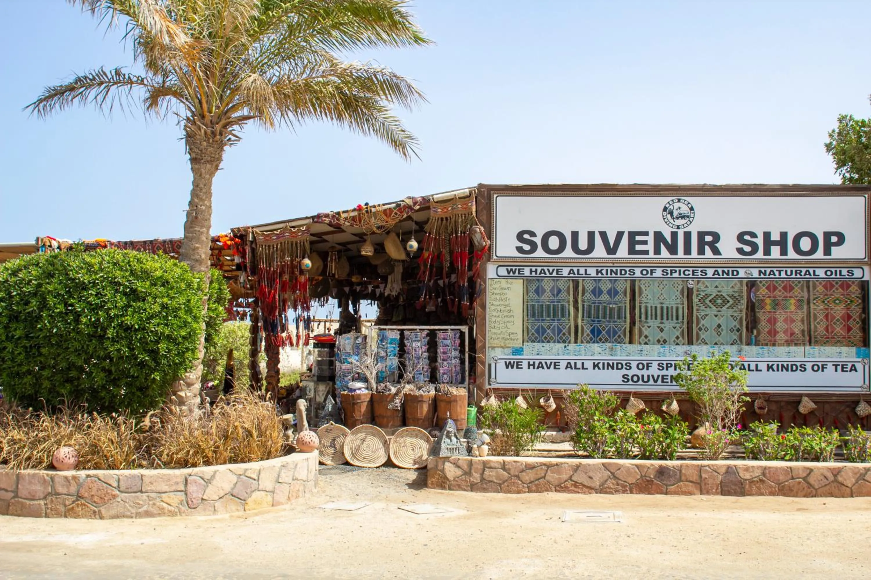 On-site shops in Marsa Shagra Village