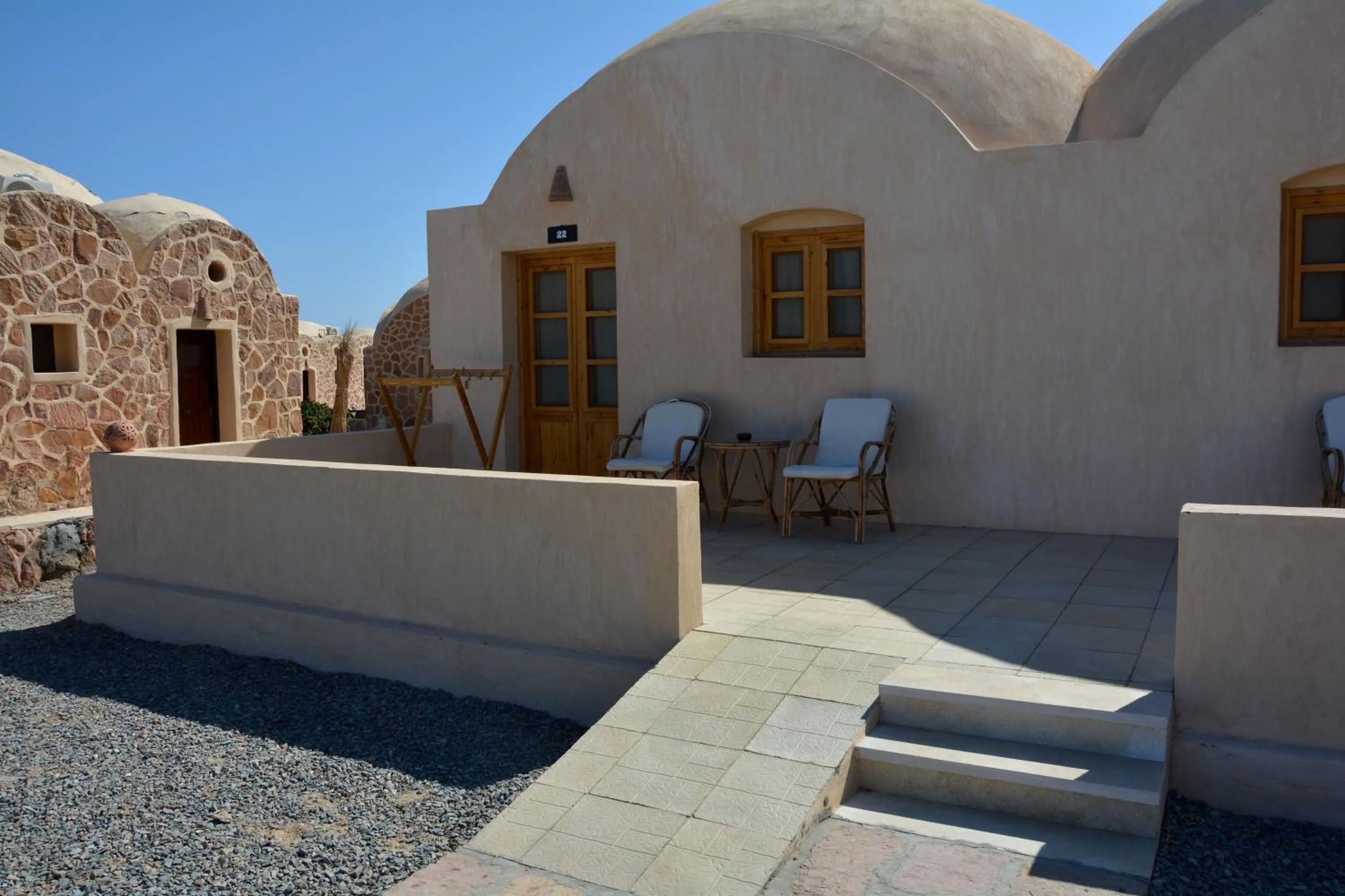 Seating area in Marsa Shagra Village