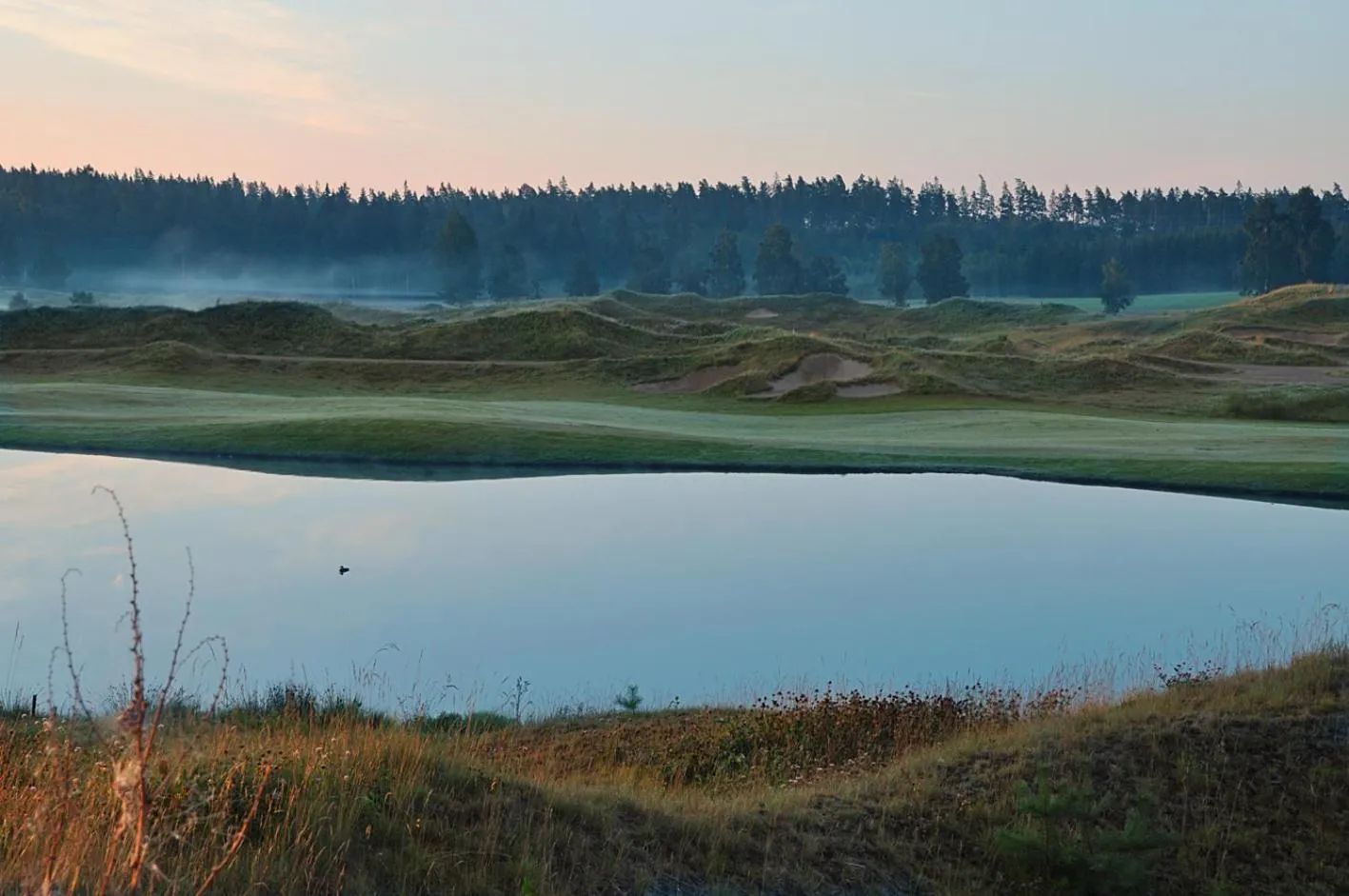 Natural landscape in Sand Golf Club