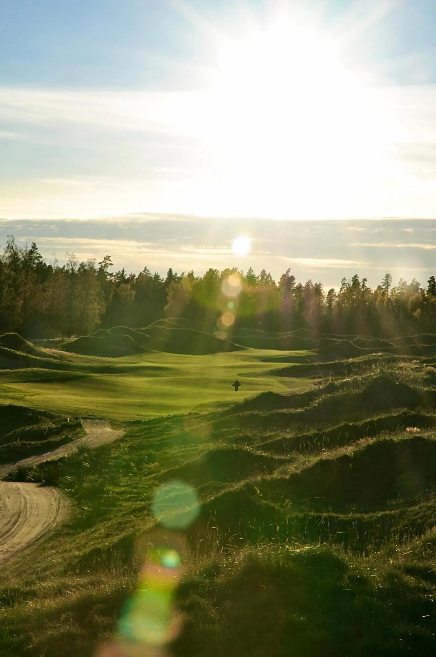 Natural landscape in Sand Golf Club