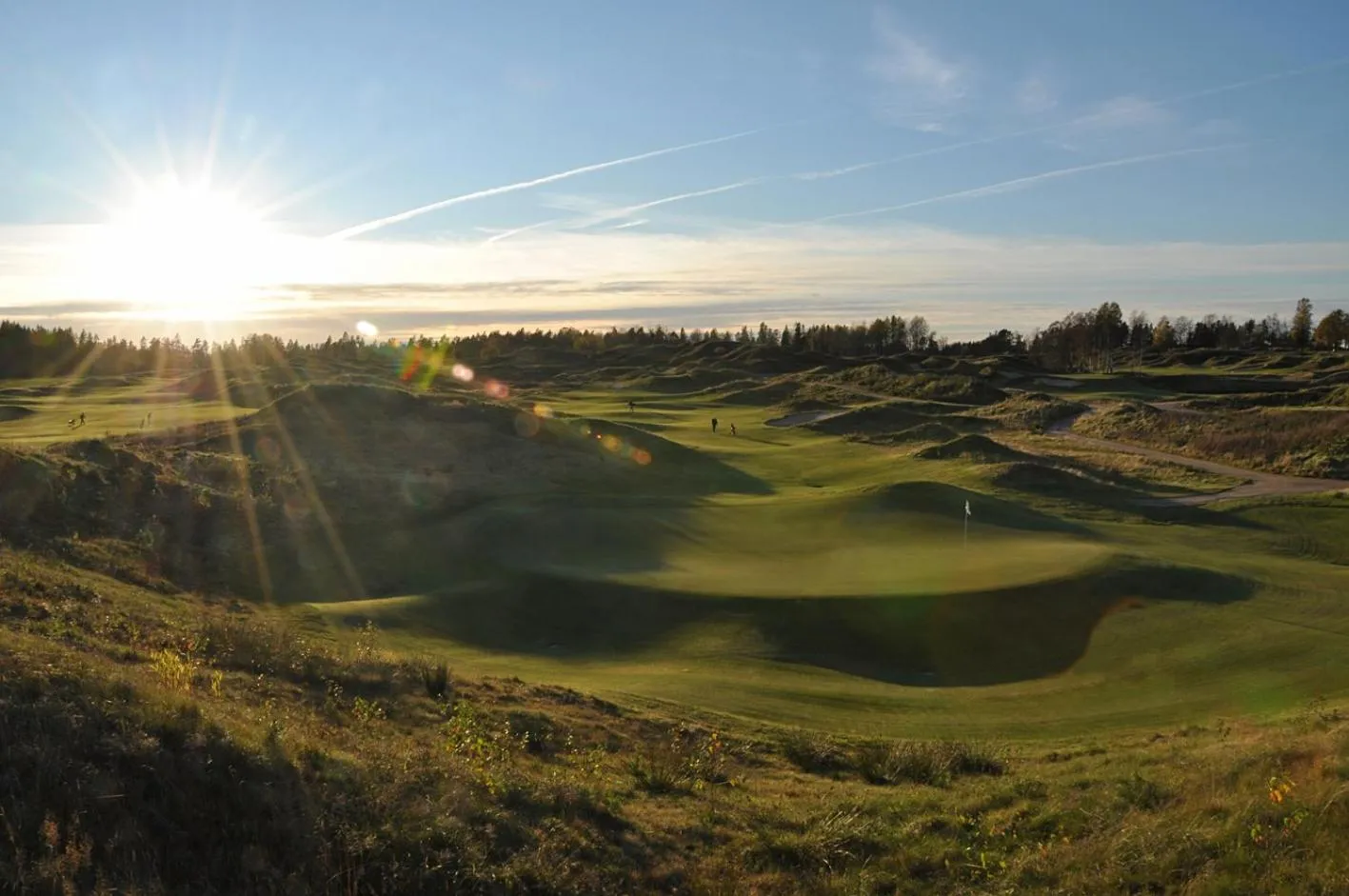 Natural landscape in Sand Golf Club