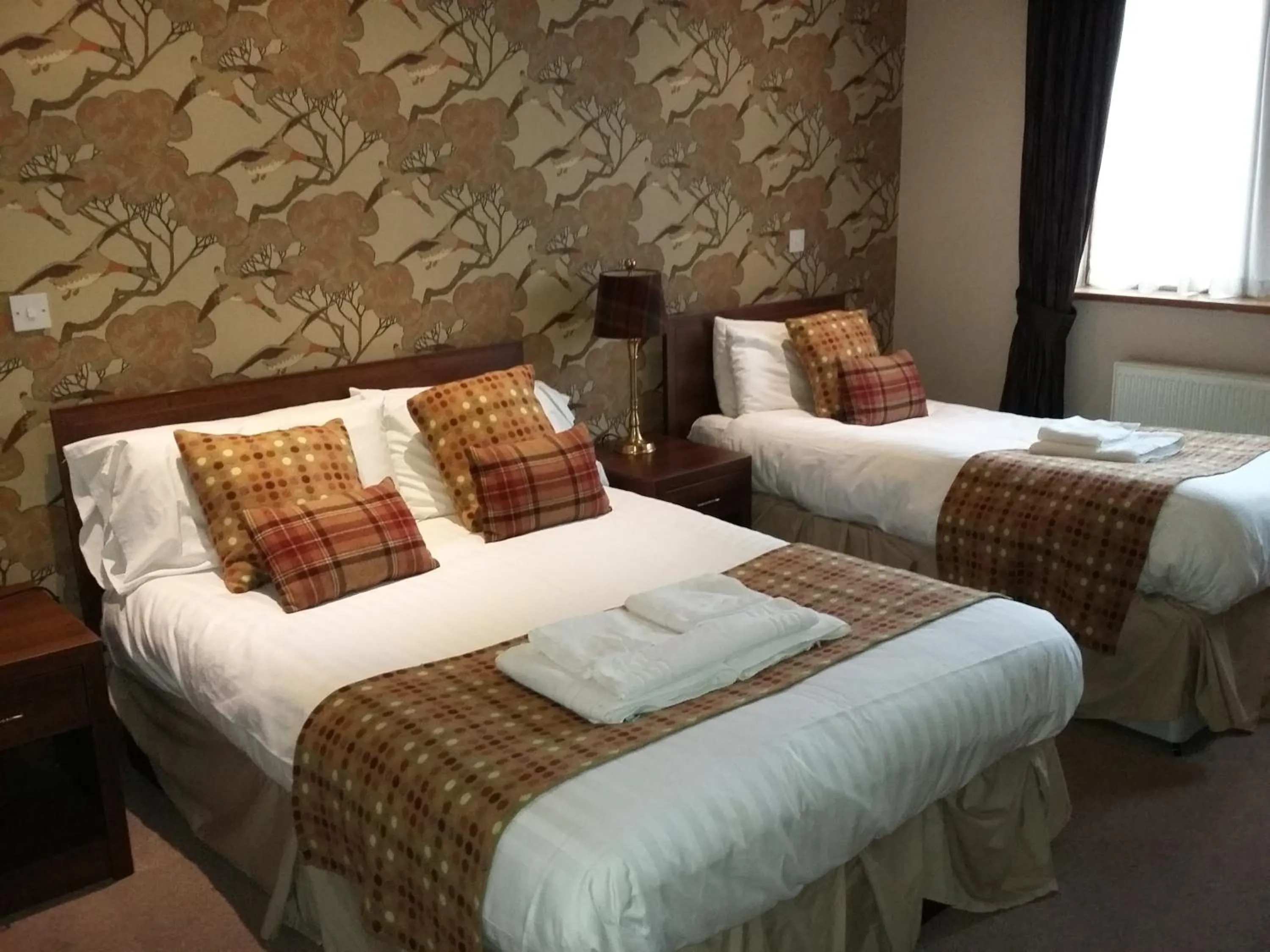 Bed in The Huntsman Inn