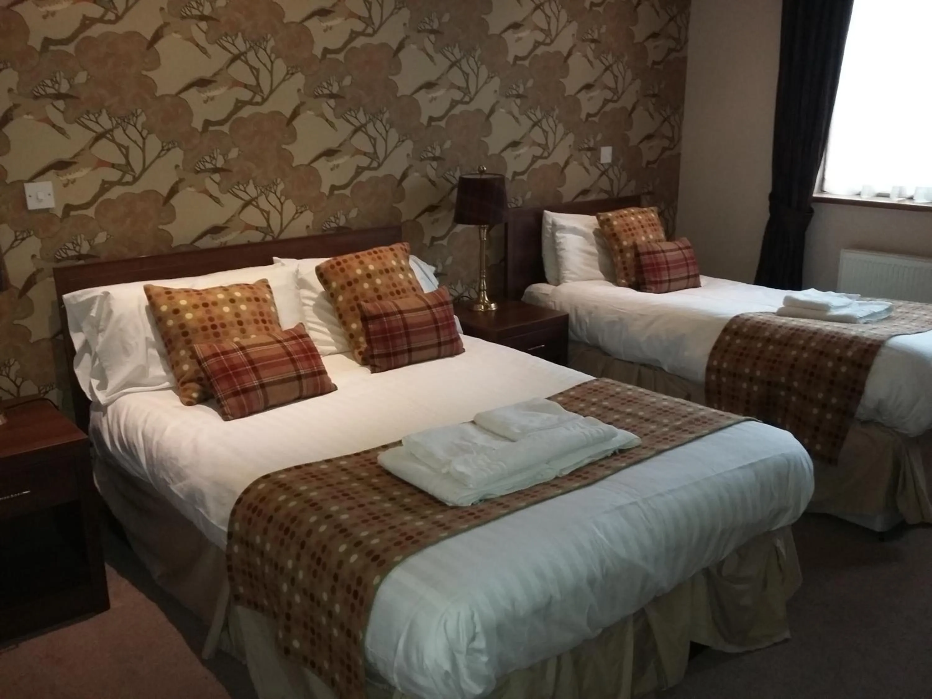 Bed in The Huntsman Inn