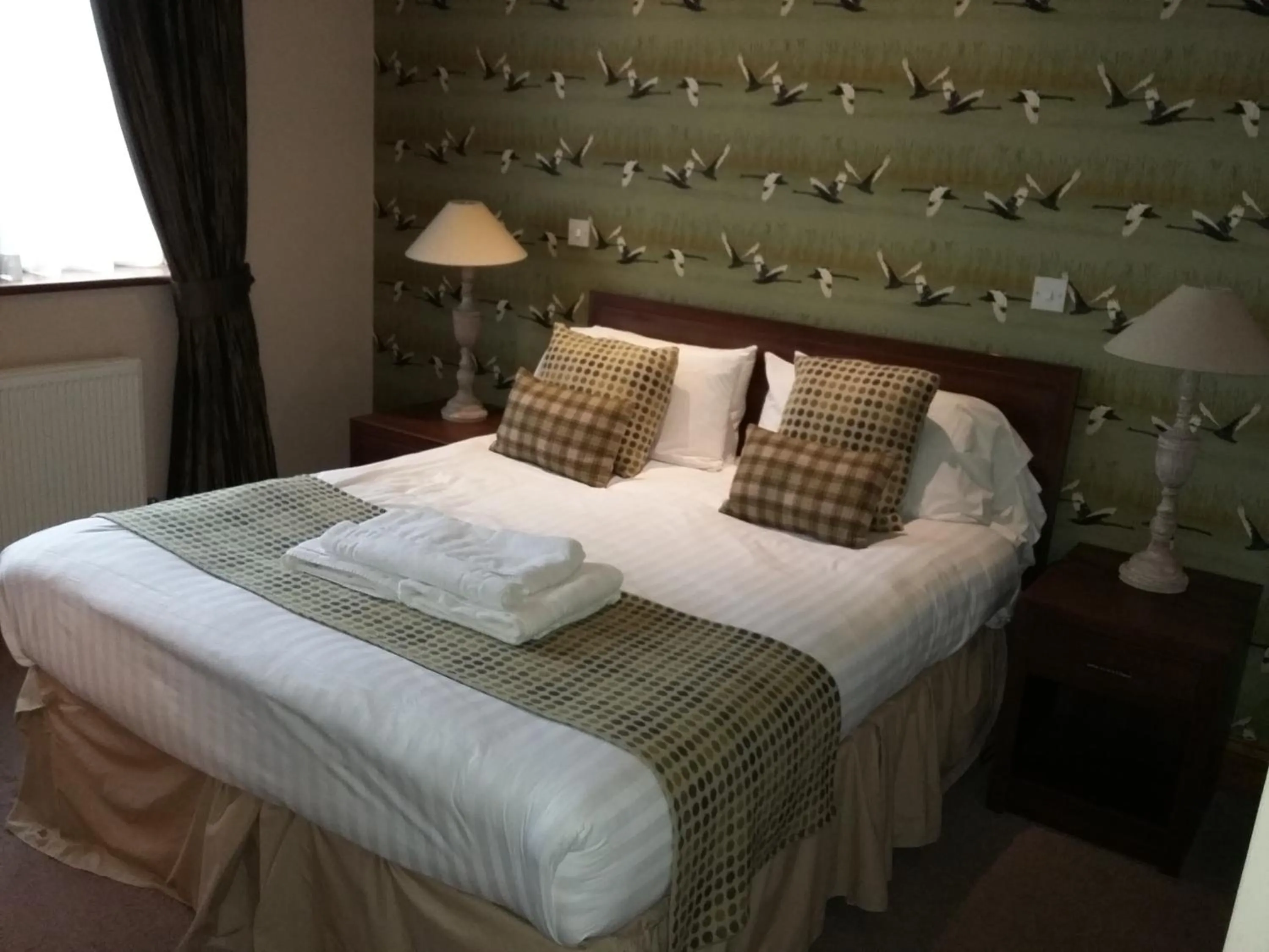Bed in The Huntsman Inn