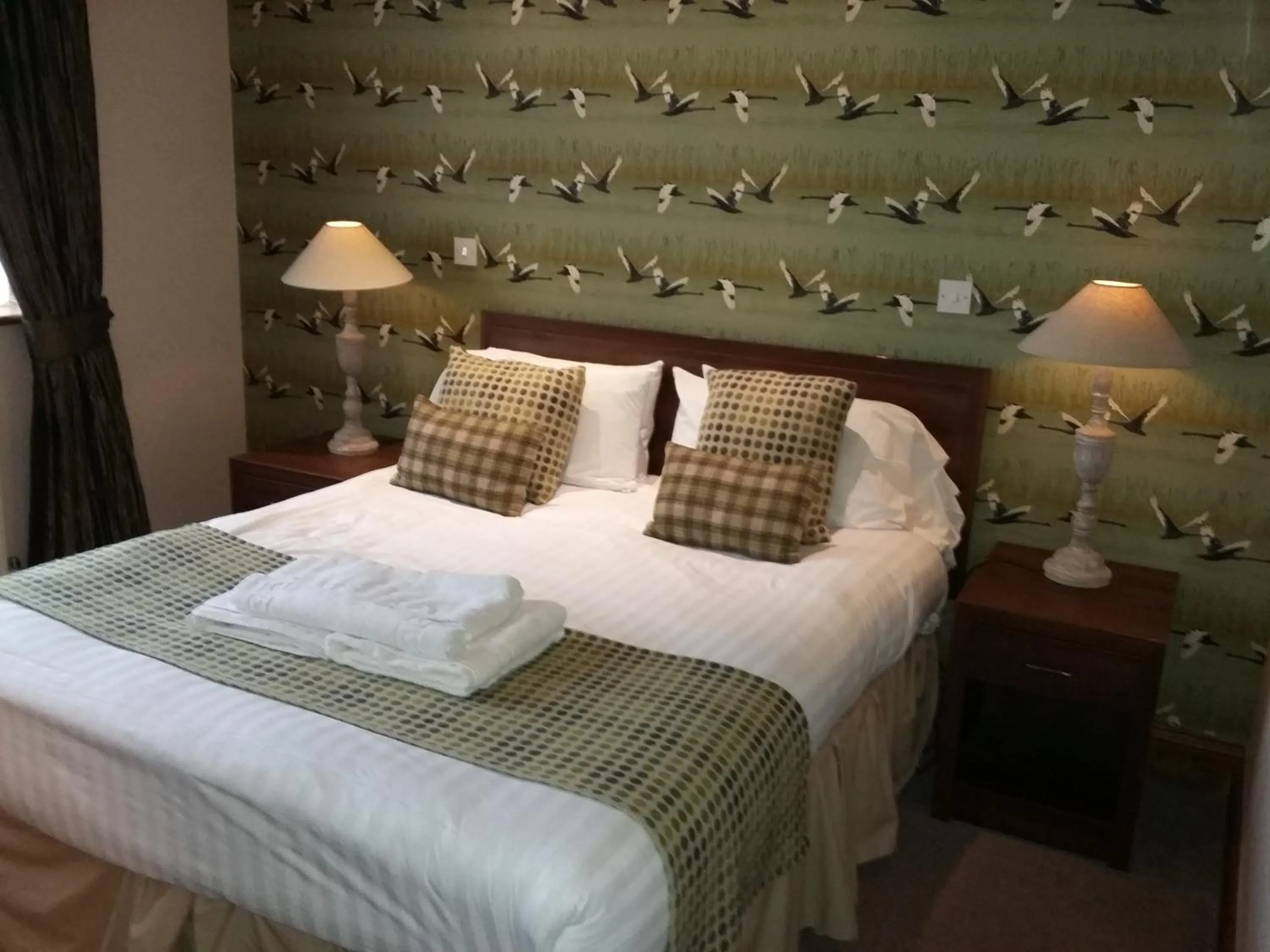 Bed in The Huntsman Inn