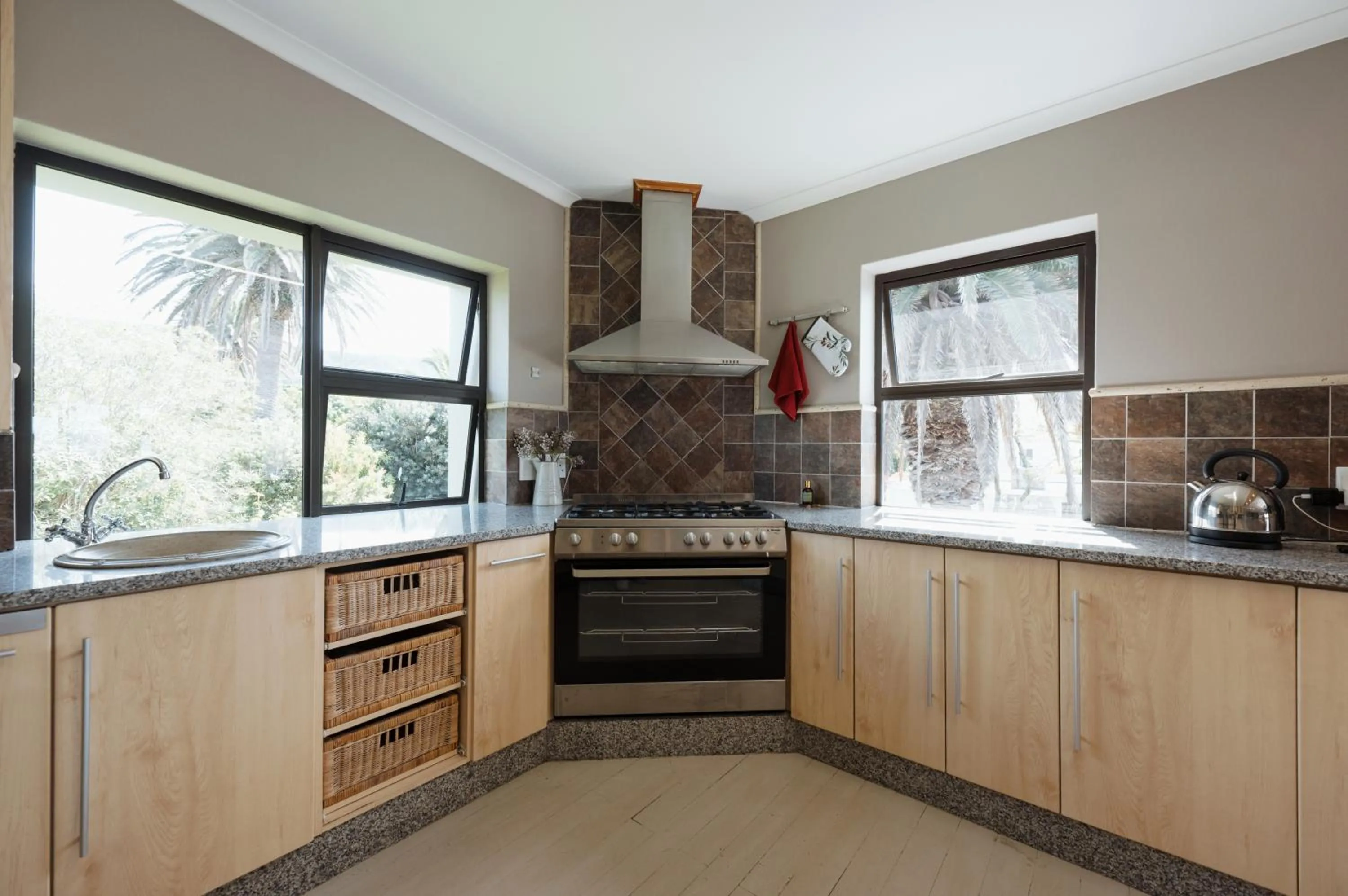 stove in Whale Away Guest House