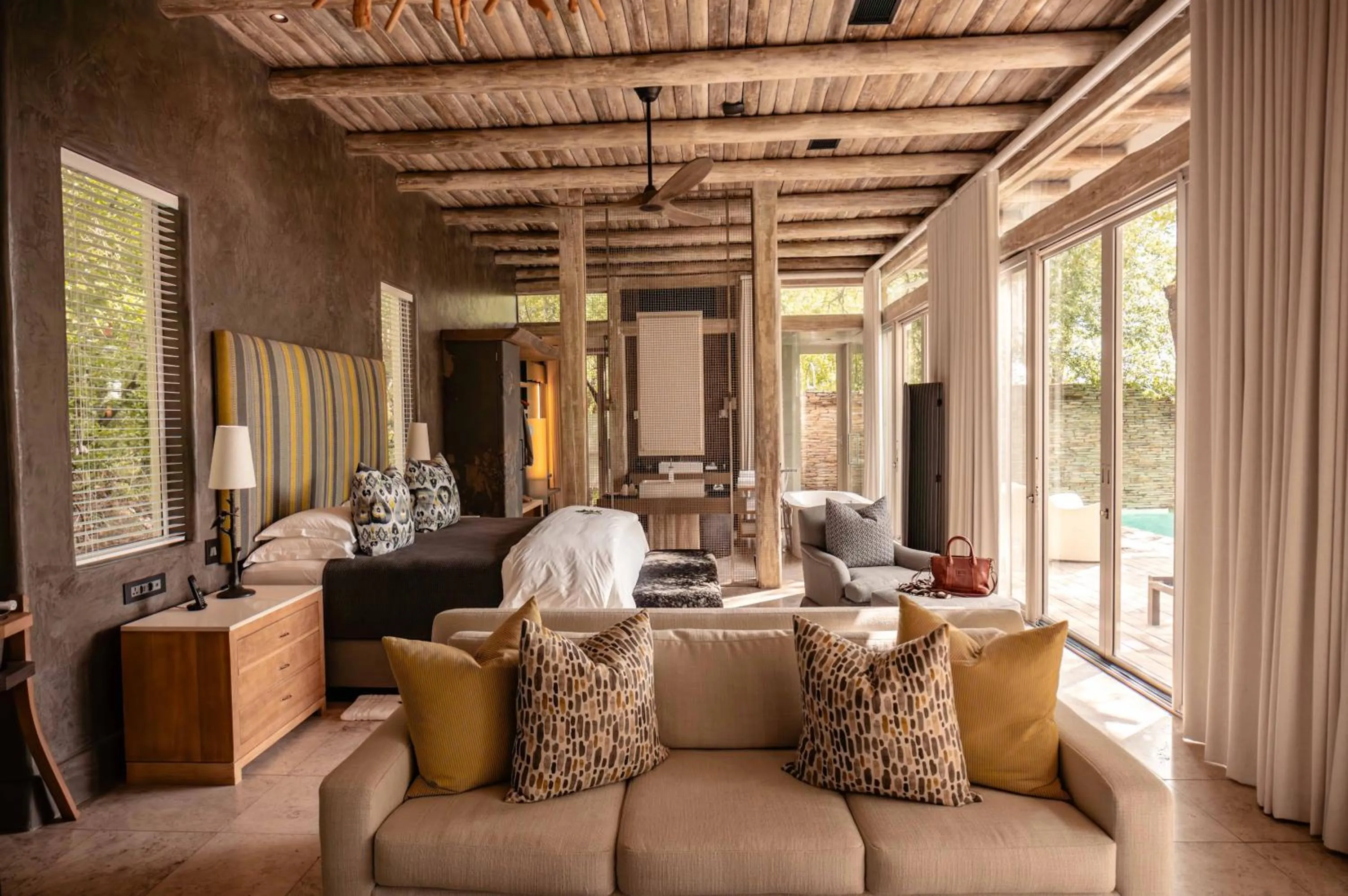 Living room in Kapama Karula