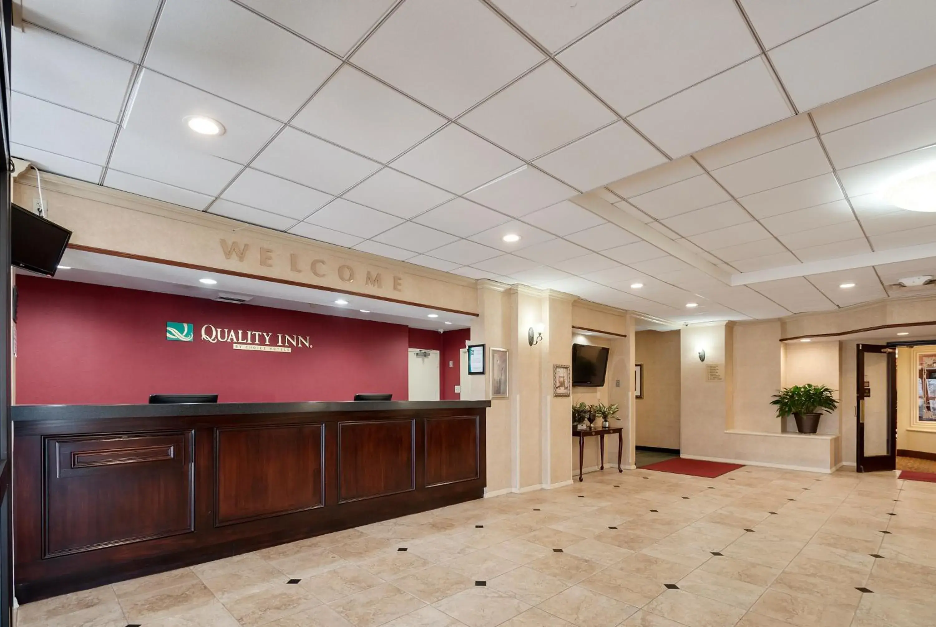 Lobby or reception in Quality Inn Lobby or reception in Quality Inn