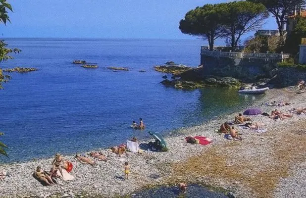 Beach in Camping les Orangers