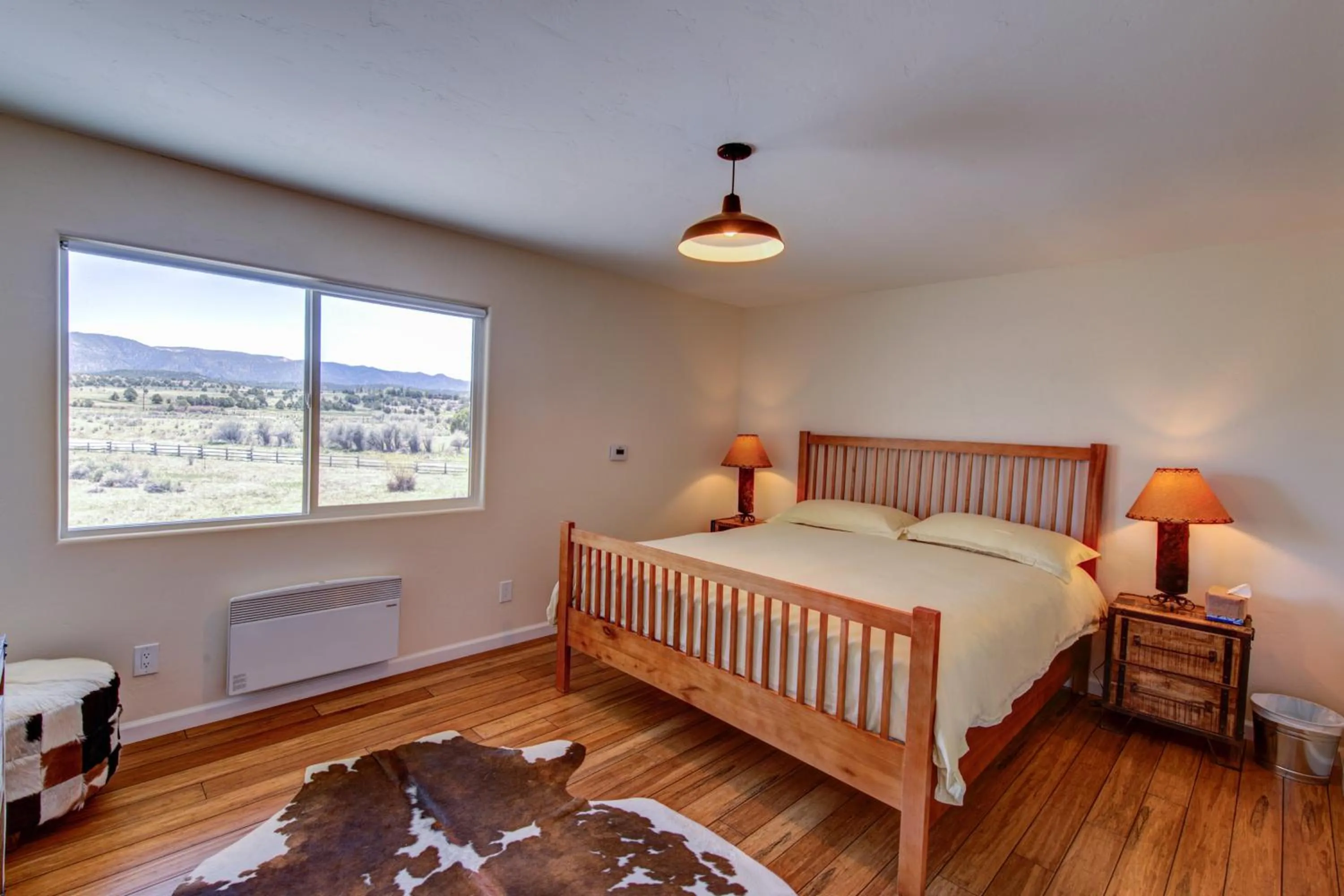 Bed in Sevier River Retreat