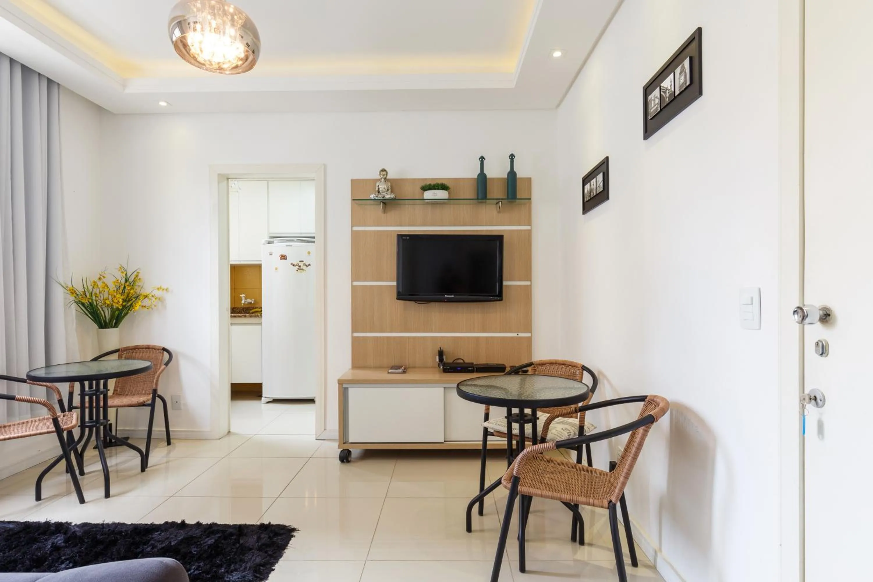 Living room in Apartamento Floripa