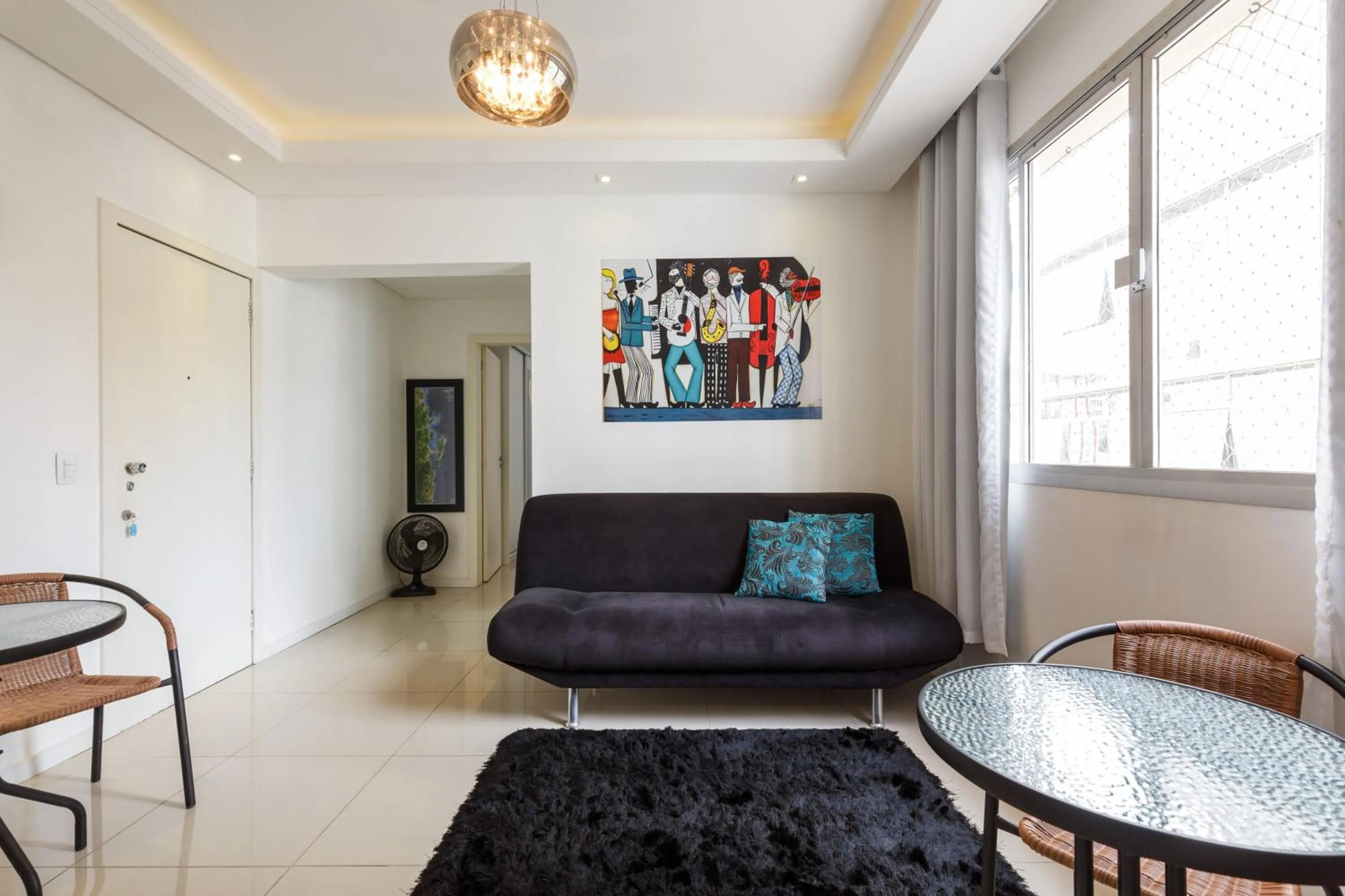 Living room in Apartamento Floripa