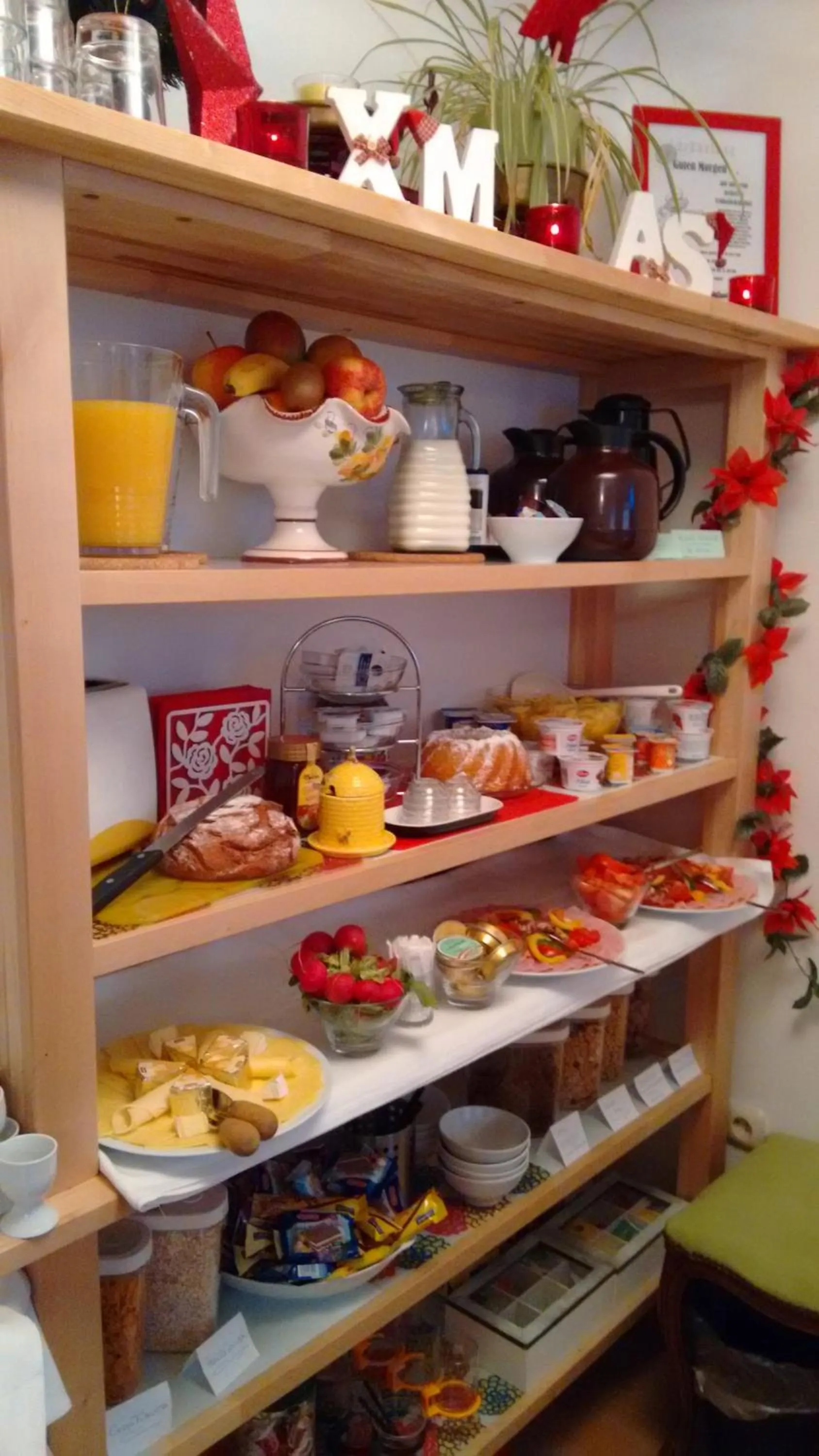 Buffet breakfast in Cityhotel Junger Fuchs