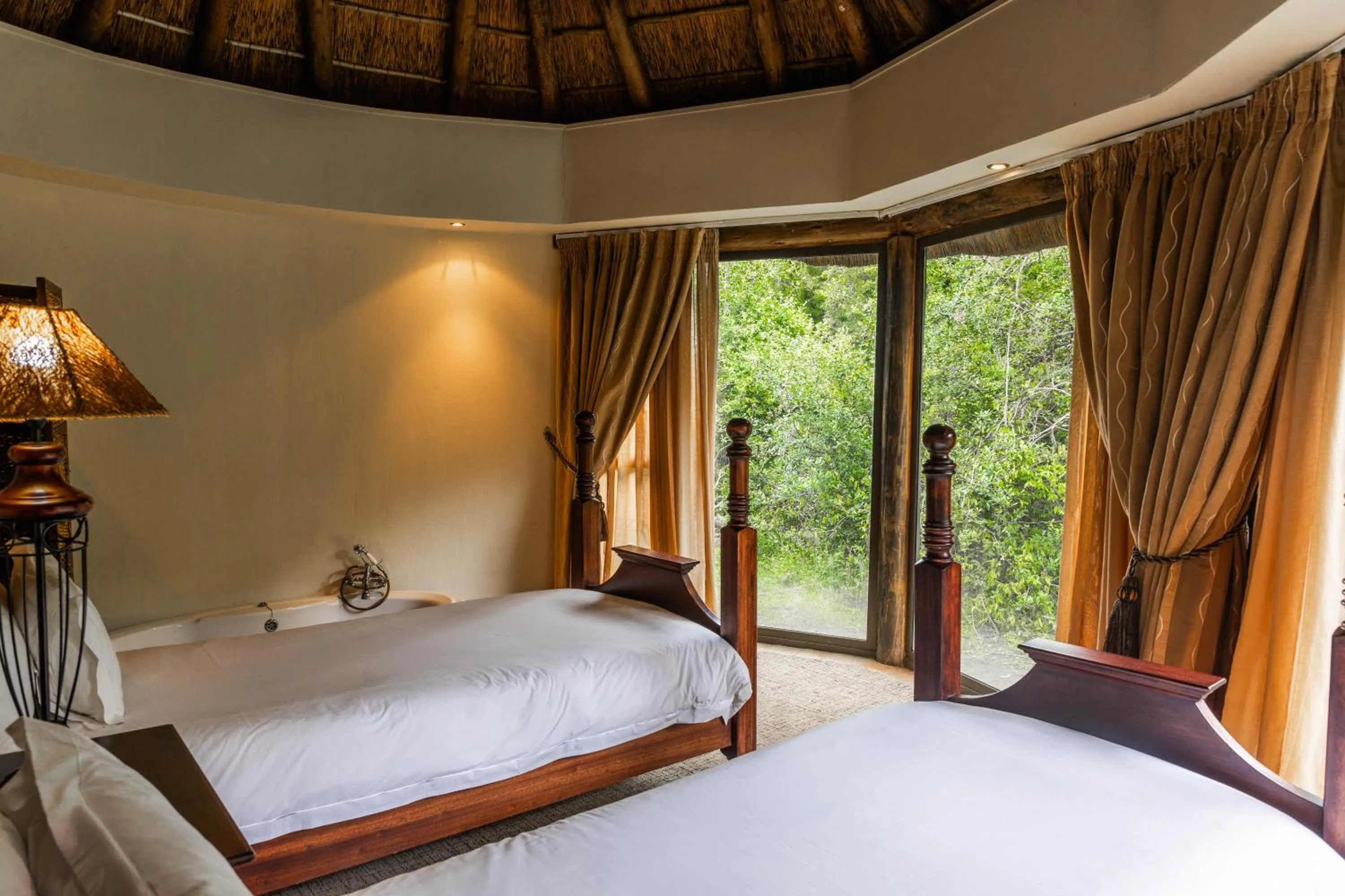 Bedroom, Bed in Premier Resort Mpongo Private Game Reserve